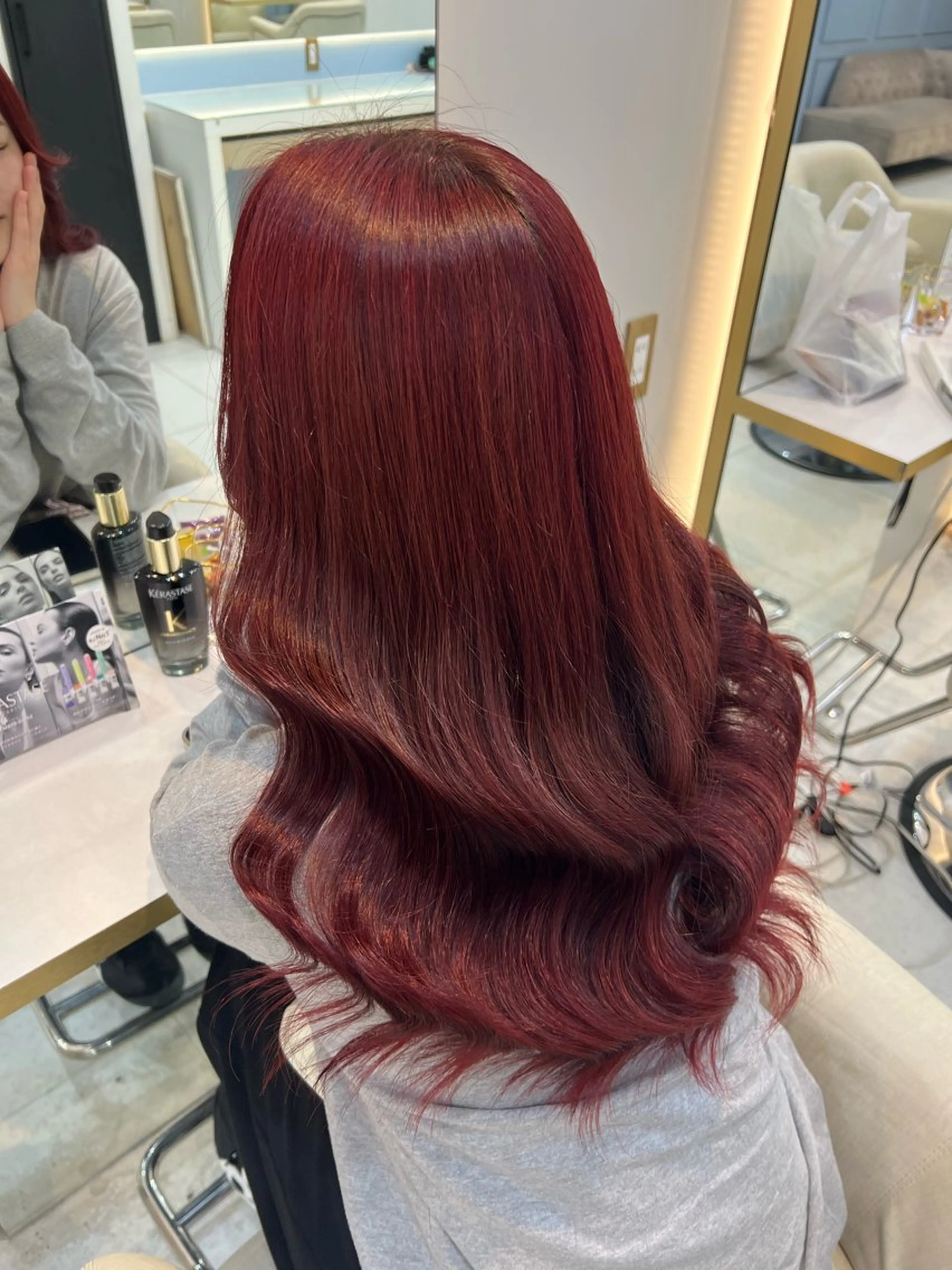 ロング カラー シールエクステ ベージュカラー ブリーチ ケアブリーチ 透明感カラー ヘアカラー ハイトーン/髪質改善 🦋KASUGA🖤のヘアスタイル