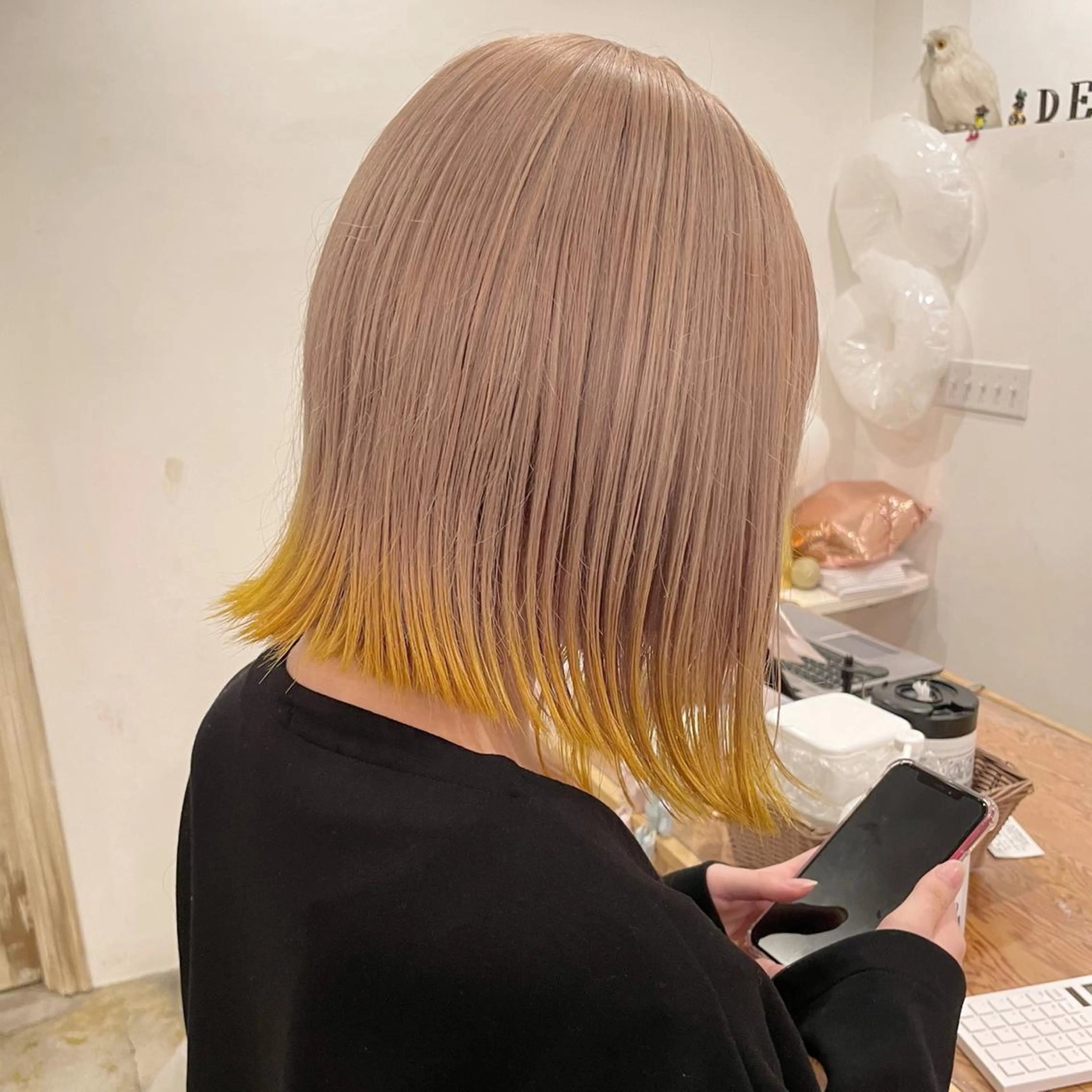 ミディアム 北田 美琴 / 柔らかいカラーのヘアスタイル