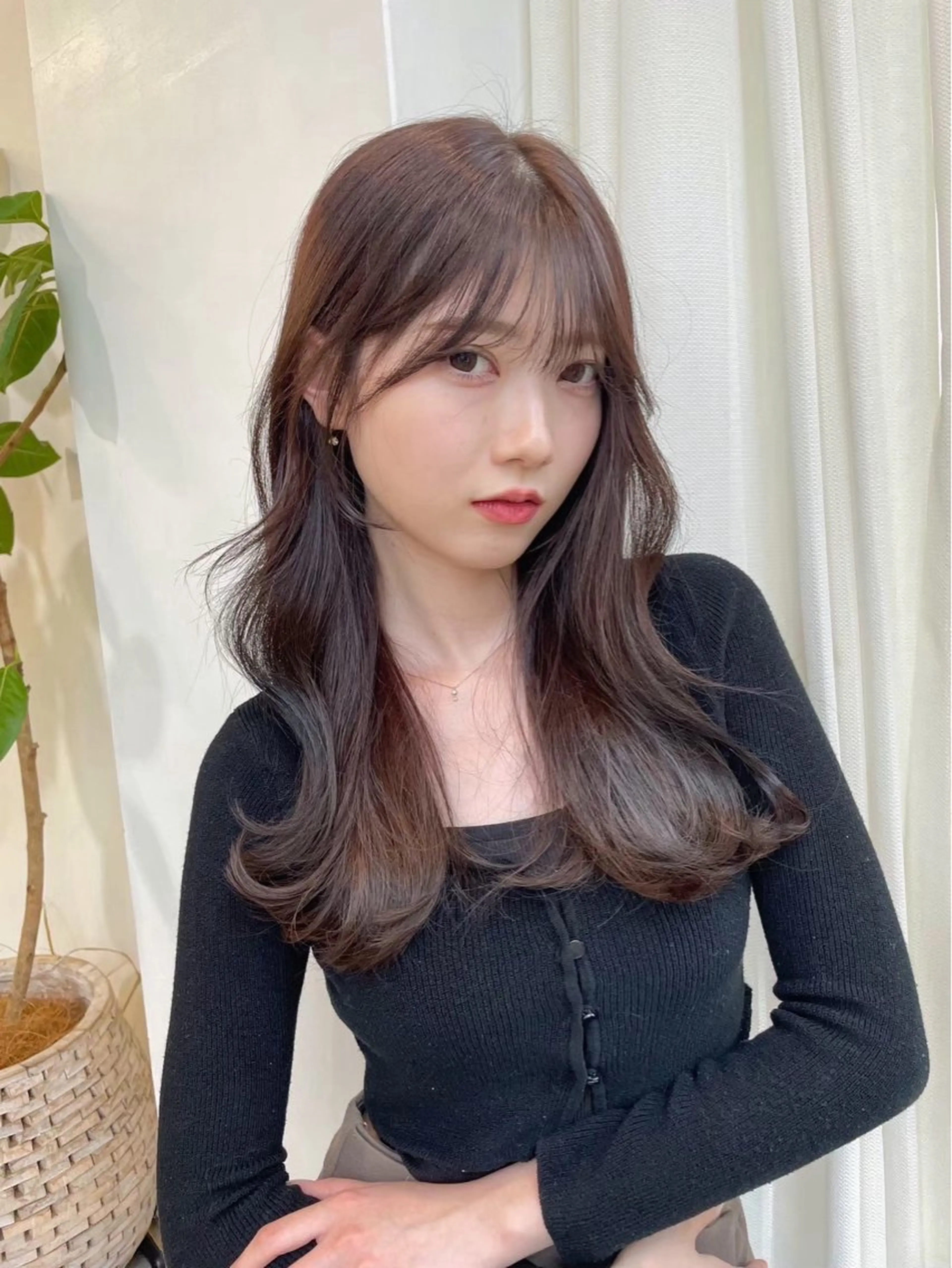 カラー ness 一花のヘアスタイル