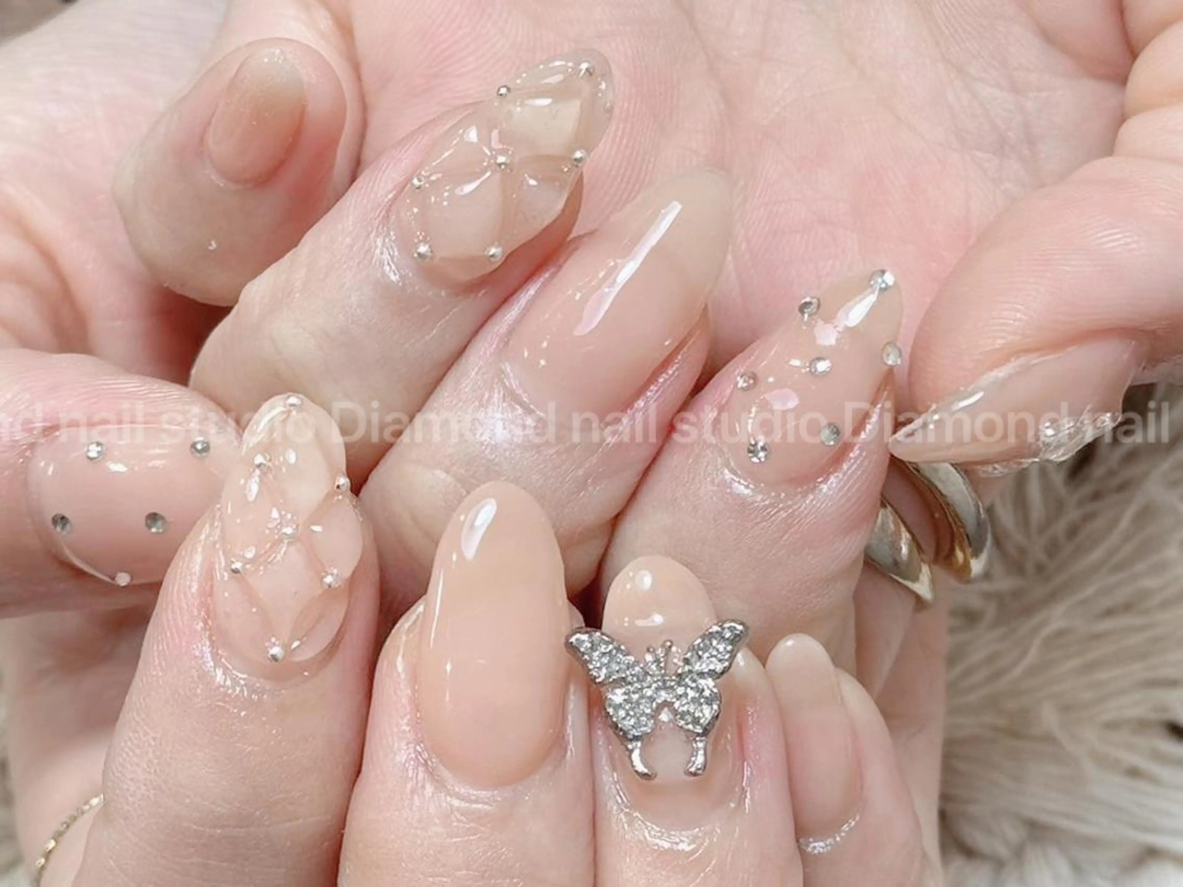 ネイル ハンドネイル DIAMOND Nail🍒のネイルデザイン