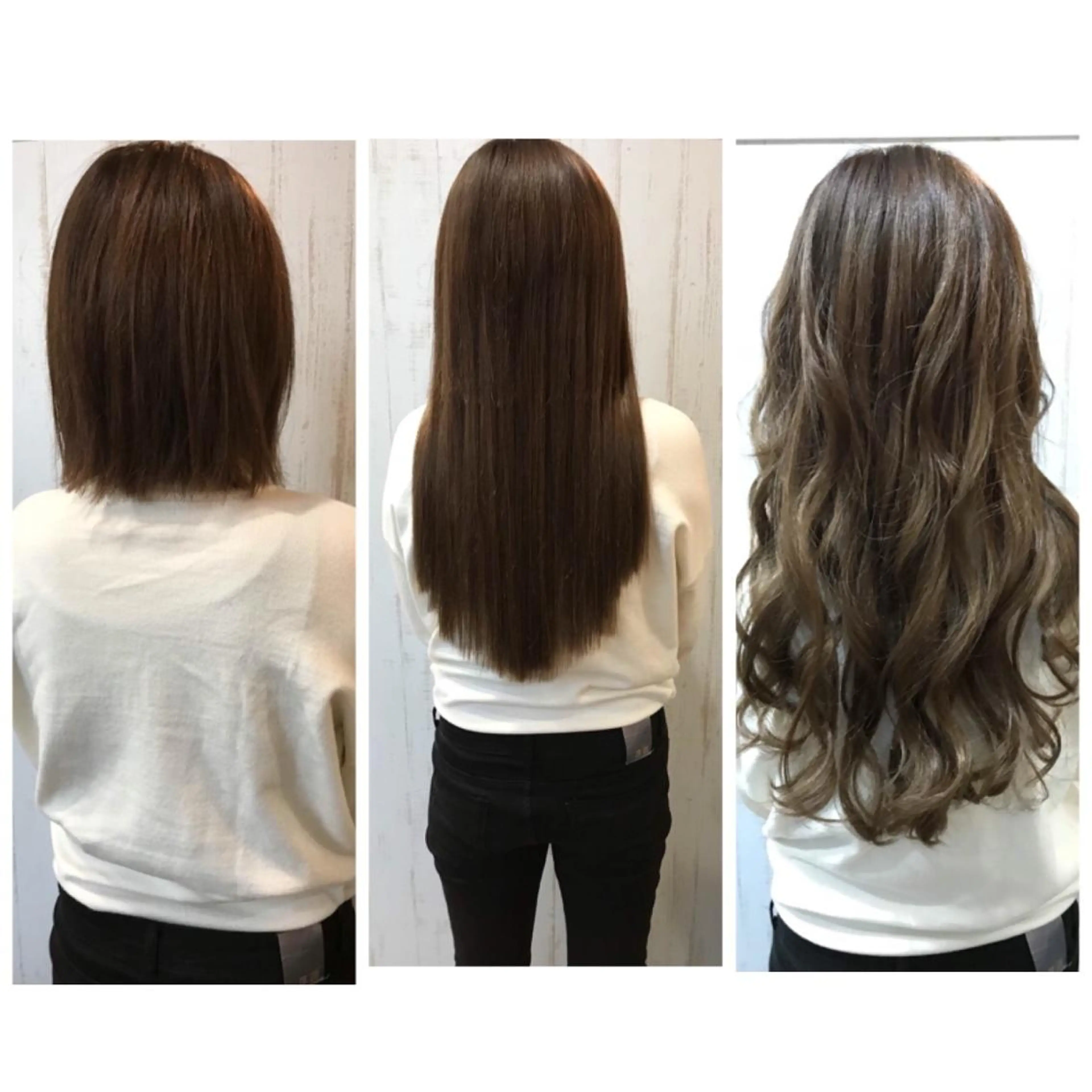 セミロング カラー パーマ ヘアアレンジ R3 Eyelash RSKのマツエク・マツパデザイン