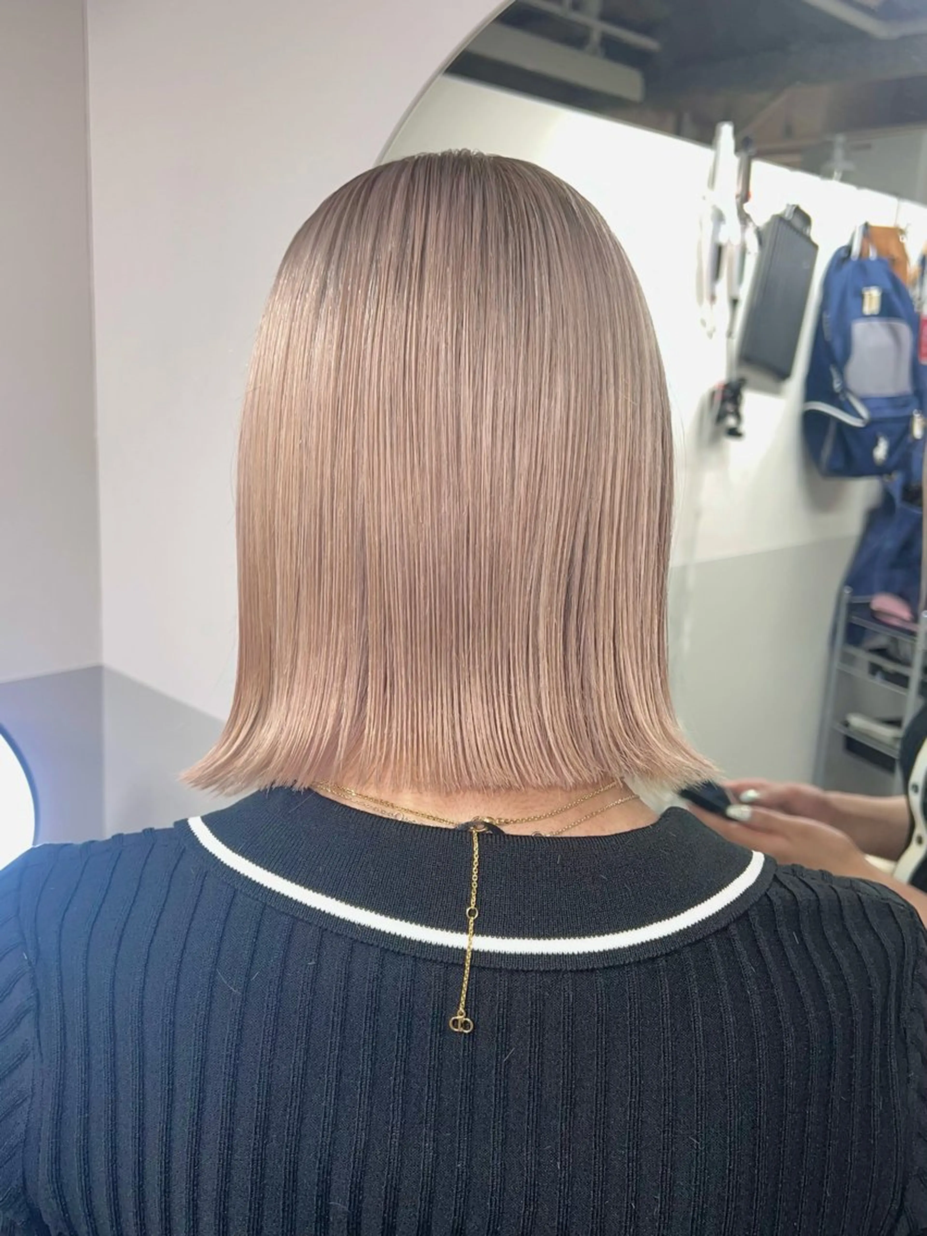 ミディアム カラー EGO所属・ブリーチカラー💖 rukaのヘアスタイル