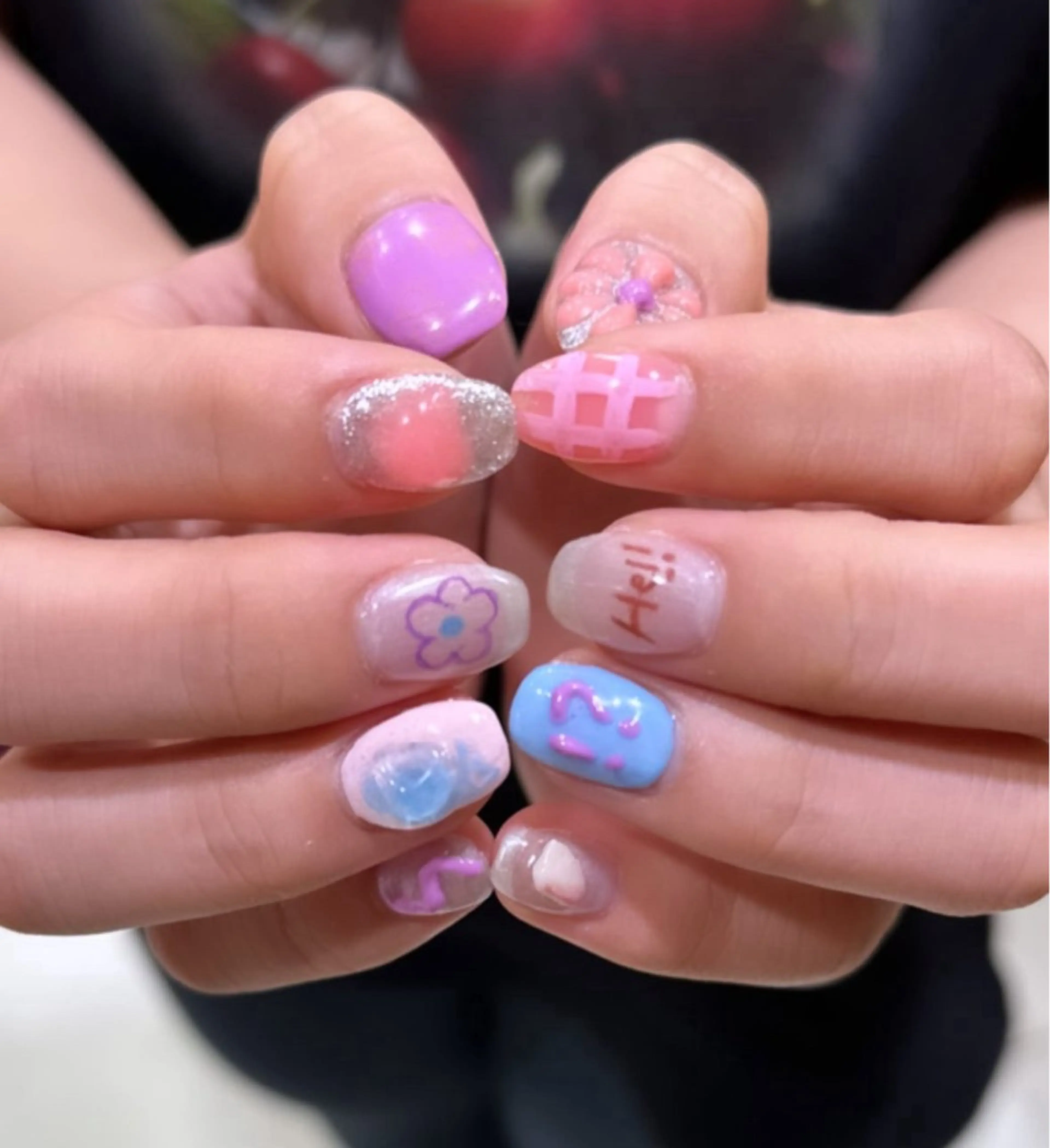 ネイル ハイトーン特化 pepe🎀のヘアスタイル