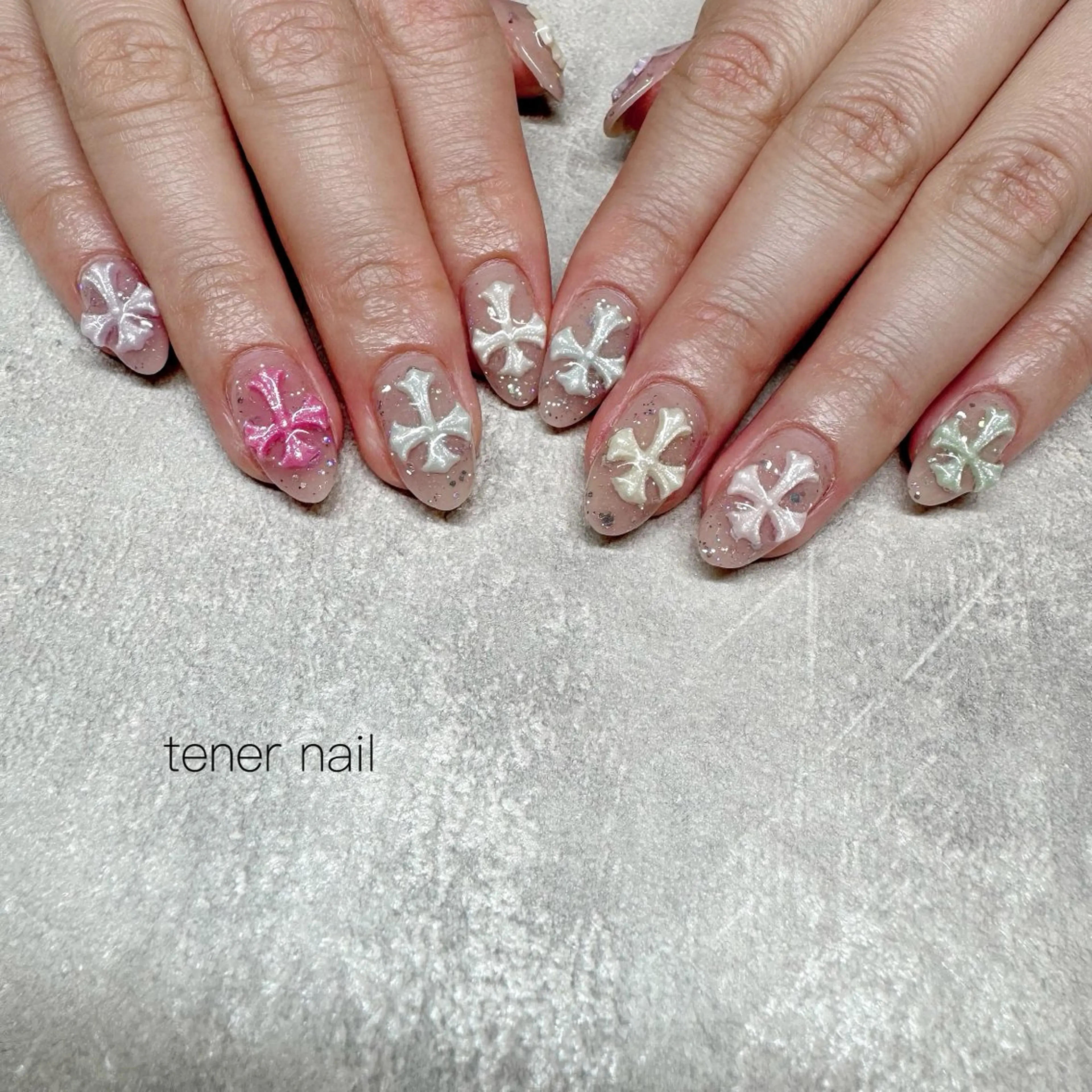 ネイル パステルネイル ハンドネイル tener  nail  テネルネイル所属・テネルネイル tener nailのネイルデザイン