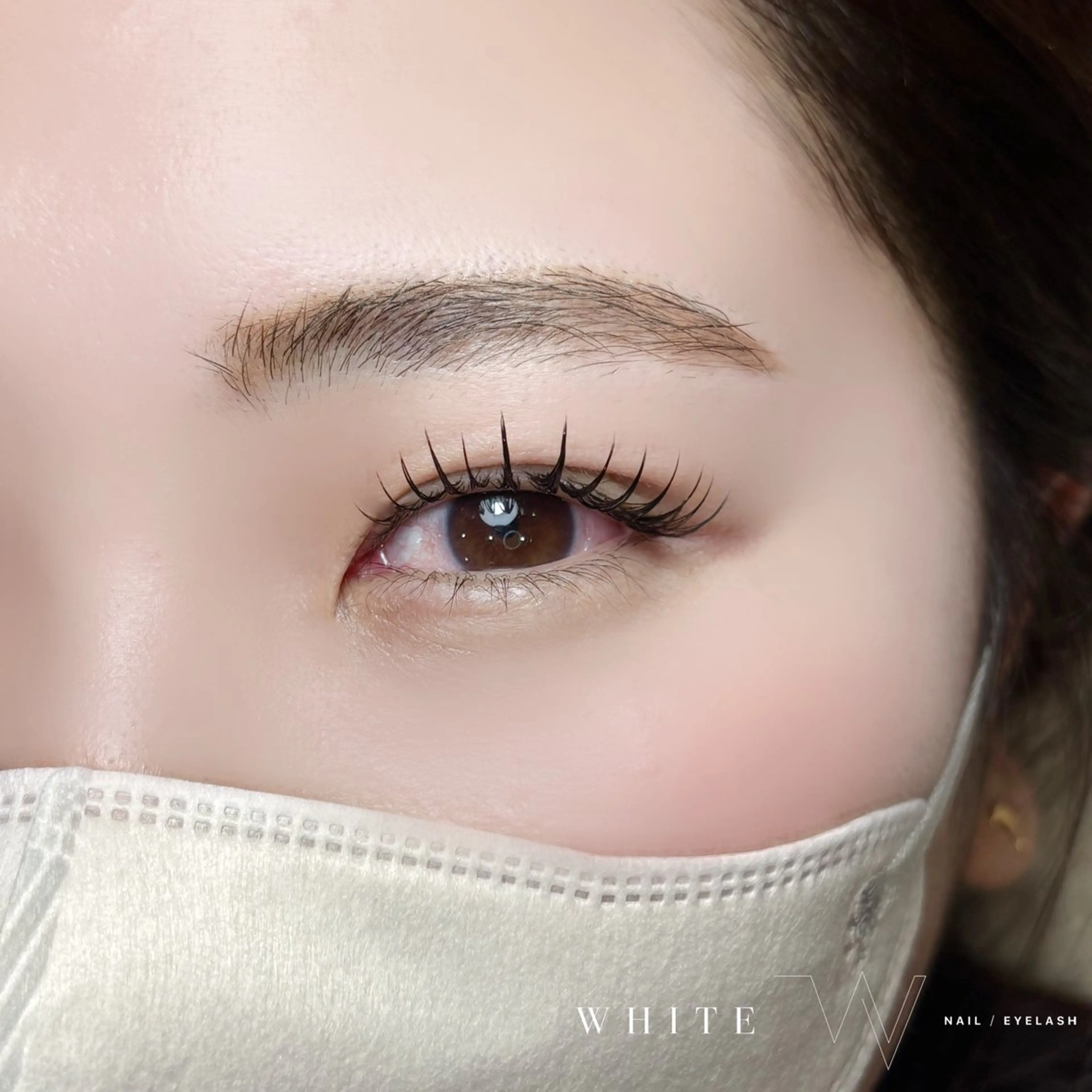 マツエク・マツパ WHITE所属・Luna WHITEのマツエク・マツパデザイン