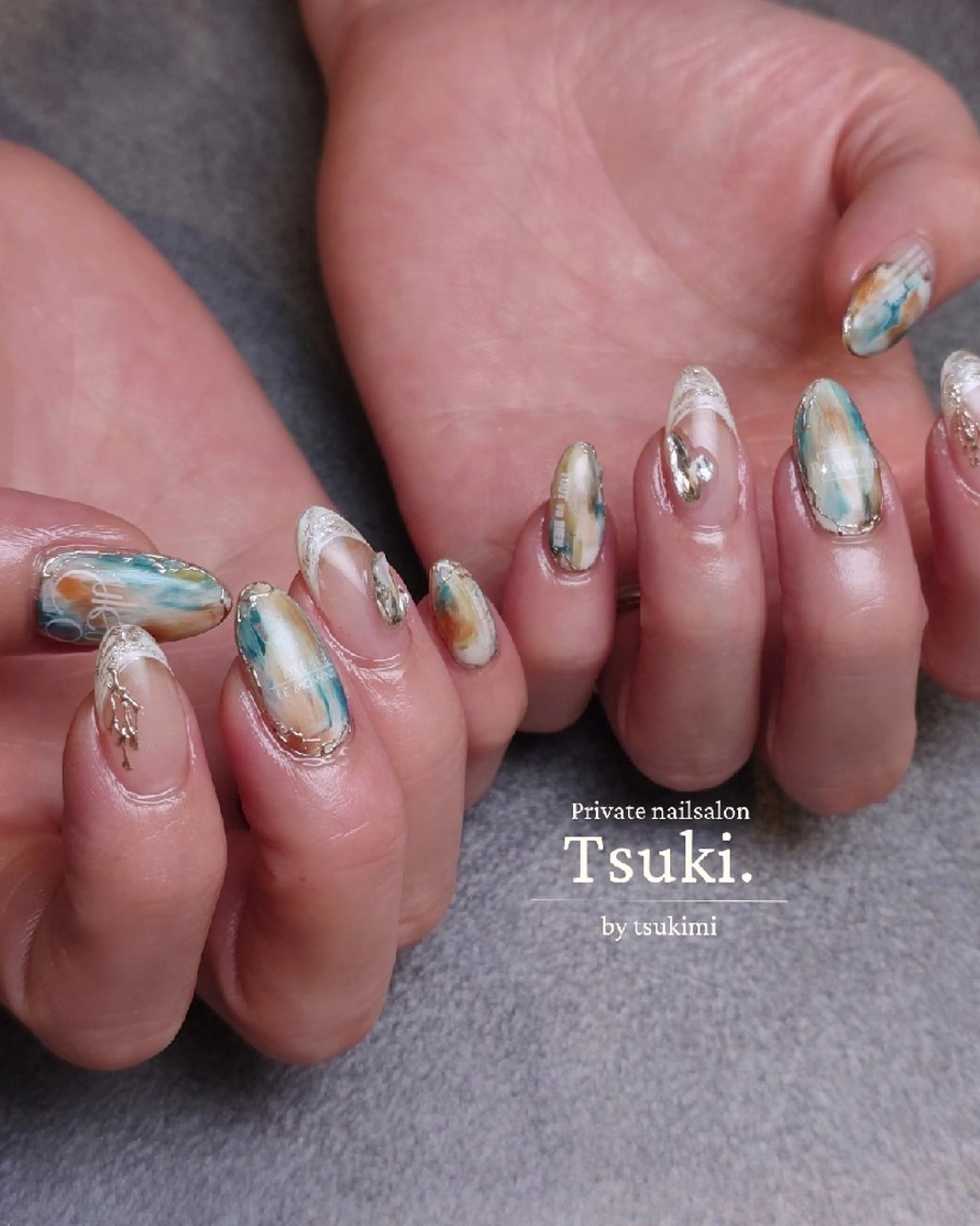 ネイル ニュアンスネイル ハンドネイル Tsuki.所属・Nailsalon Tsuki.のネイルデザイン