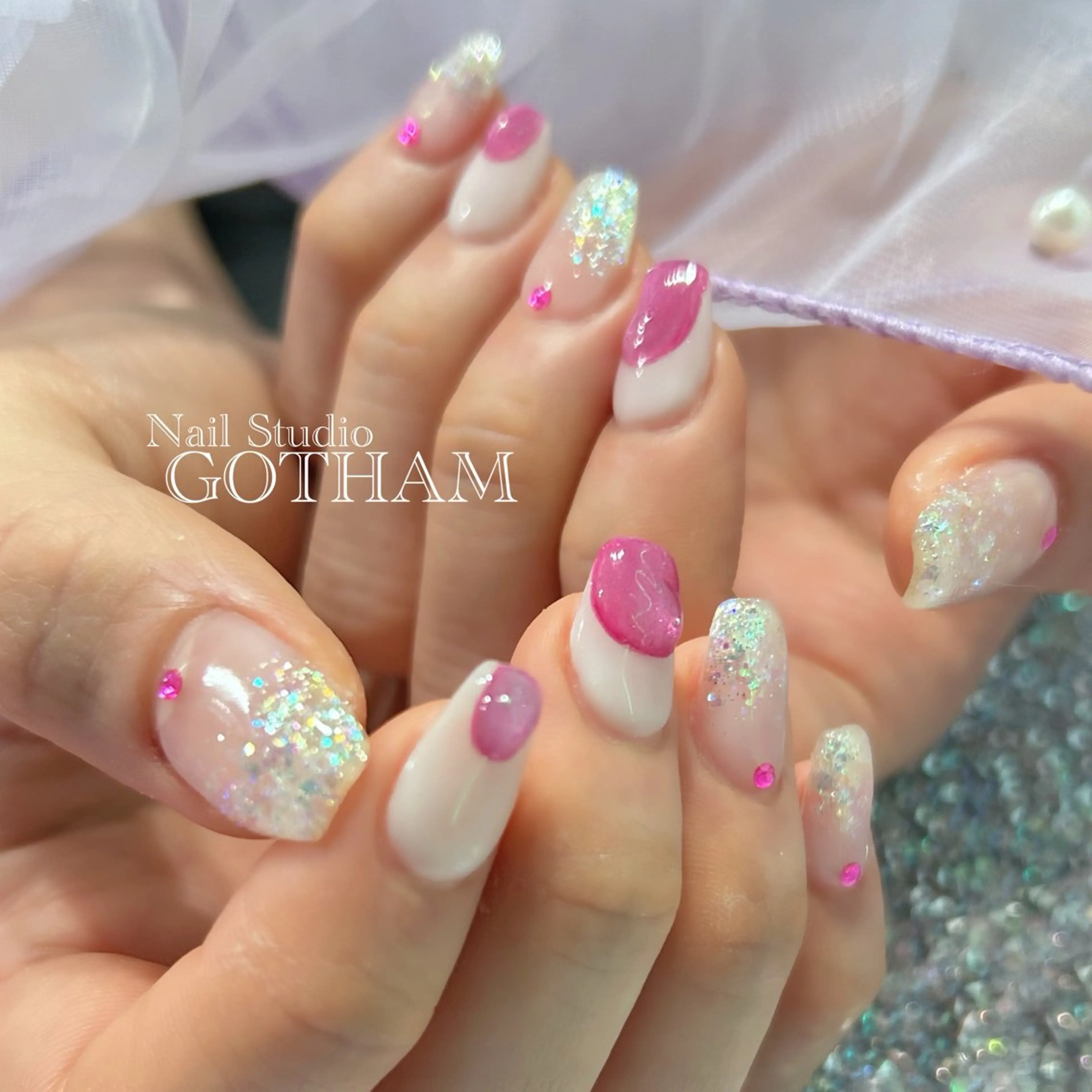 ネイル ハンドネイル Nail Studio GOTHAM所属・高円寺駅からすぐ🌈 ネイルGOTHAMのネイルデザイン