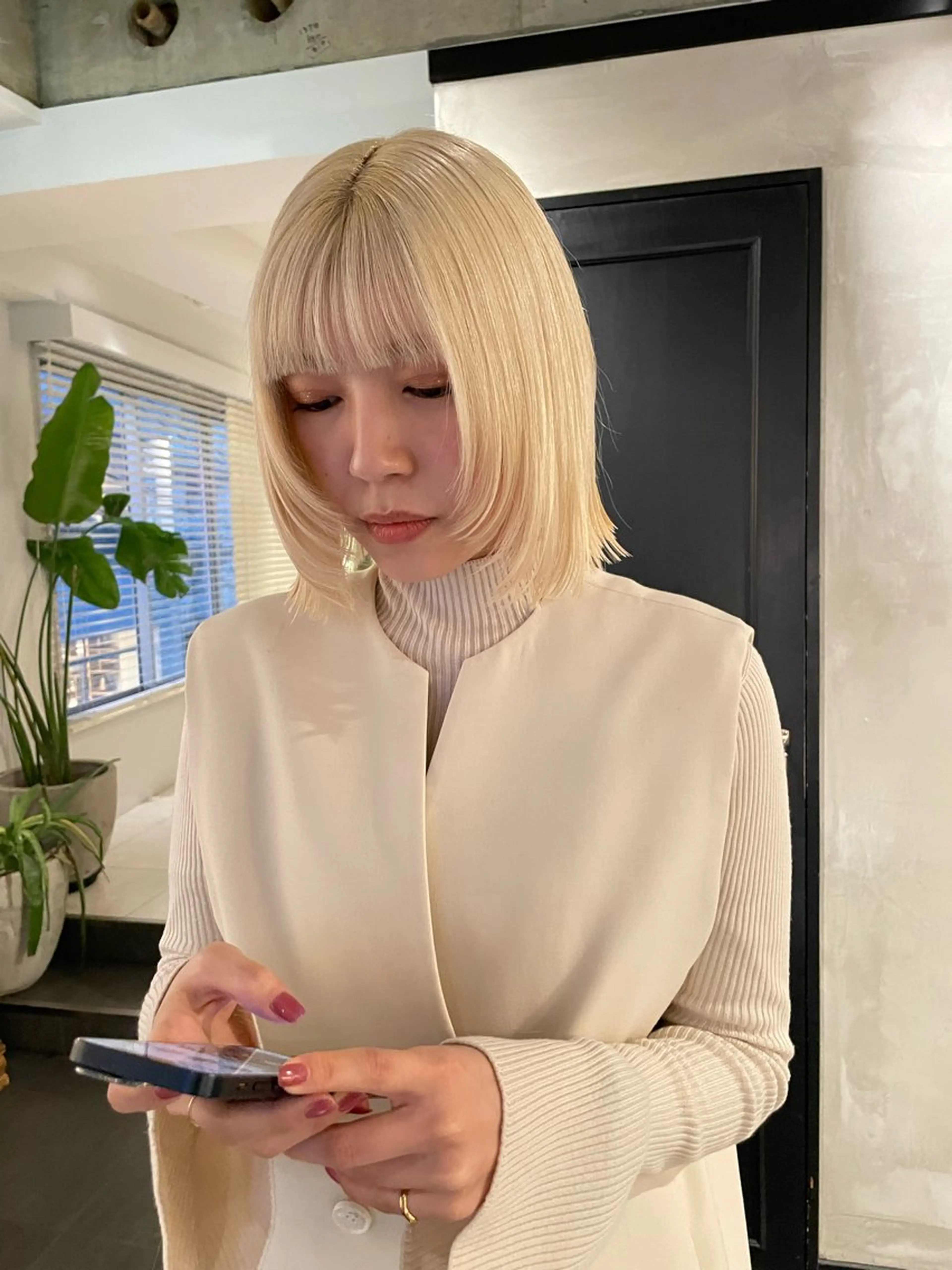 ミディアム カラー 透明感カラー ヘアカラー トリートメント 🍃透明感/デザイン 店長MASARU🍃のヘアスタイル