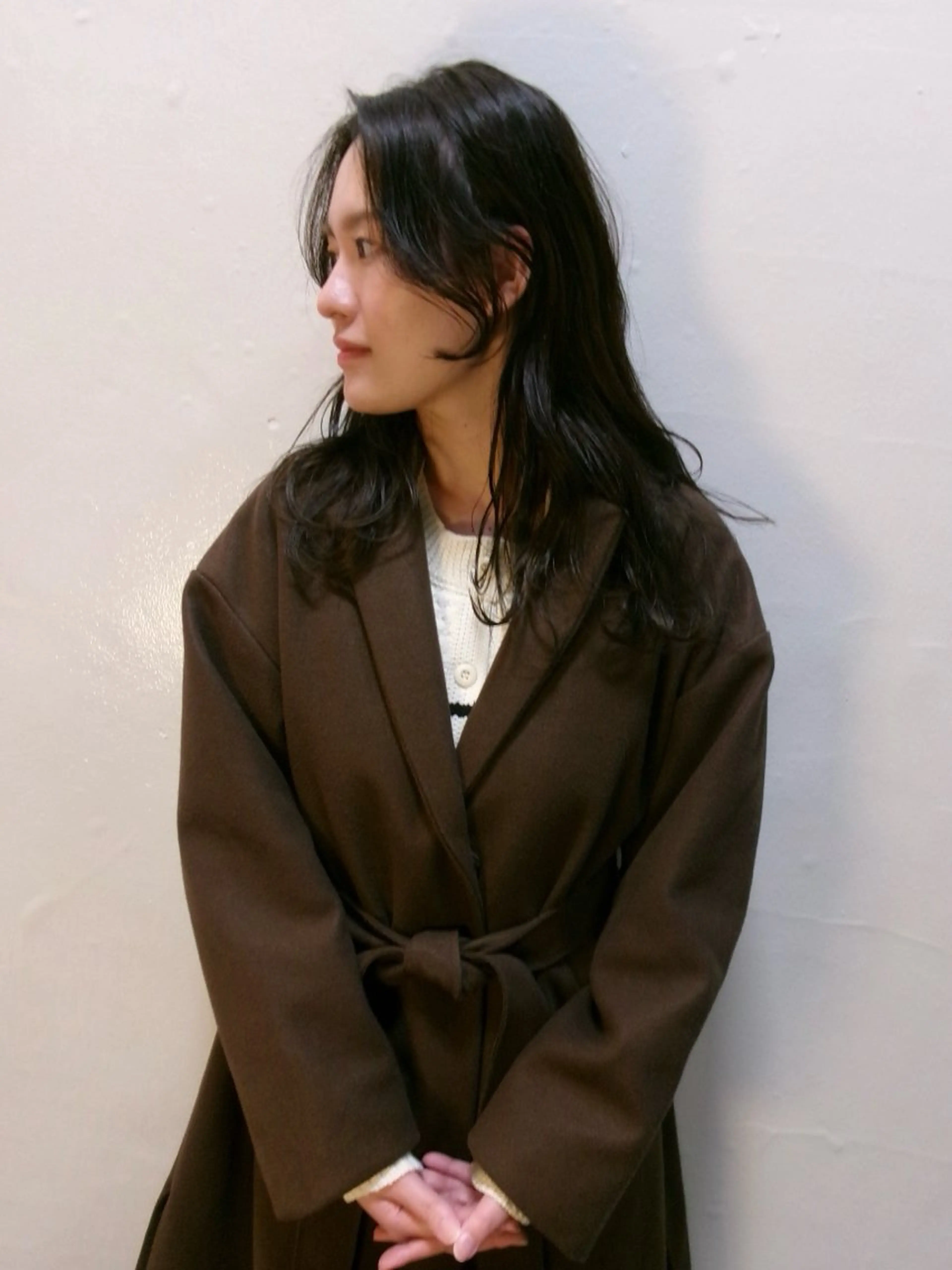 セミロング カット ヘアカラー トリートメント ニワ/レイヤーカット /透明感カラー💎のヘアスタイル