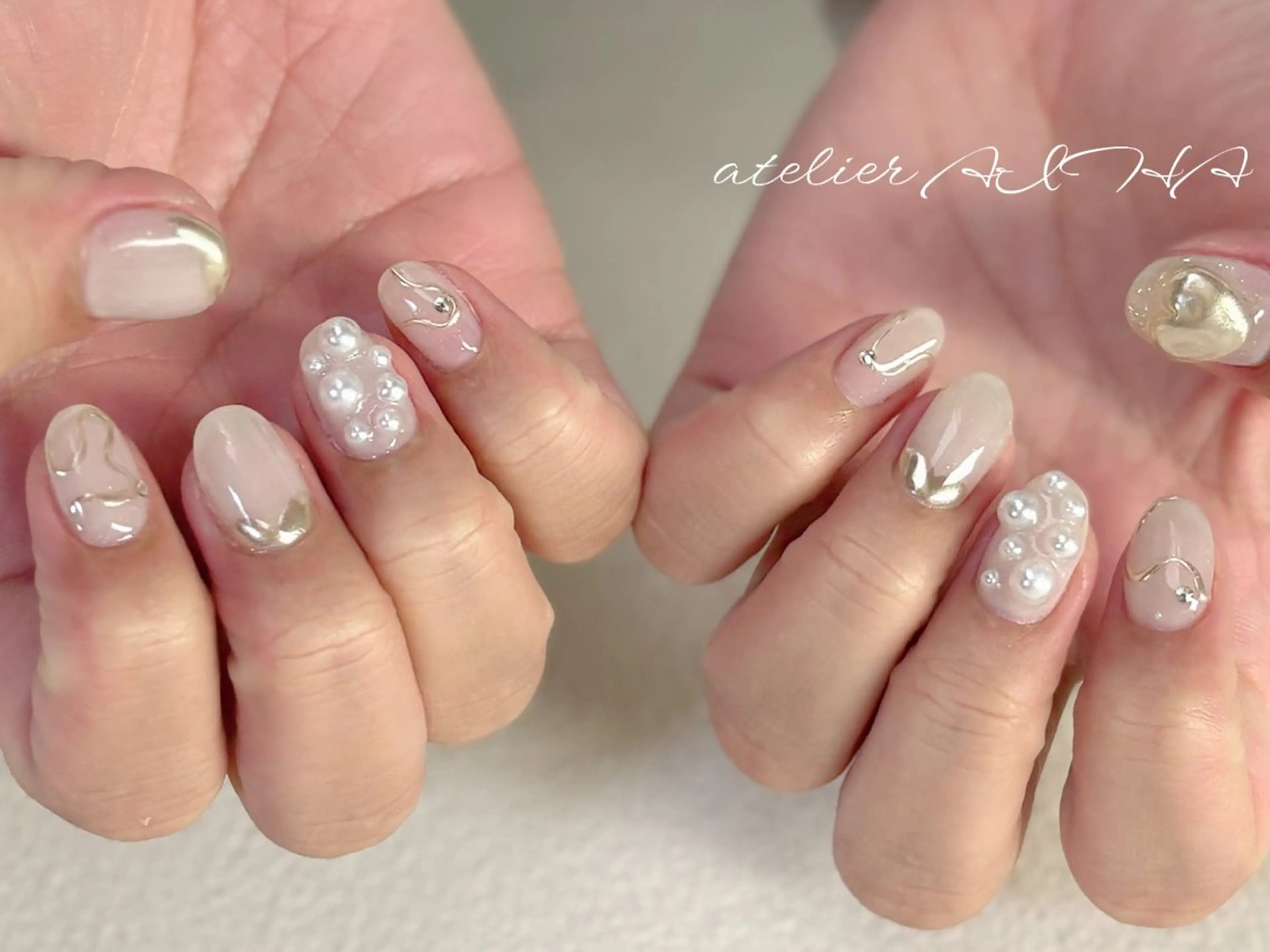 ネイル ハンドネイル アトリエAIHA所属・アトリエAIHA★ フィルイン推奨サロンのネイルデザイン