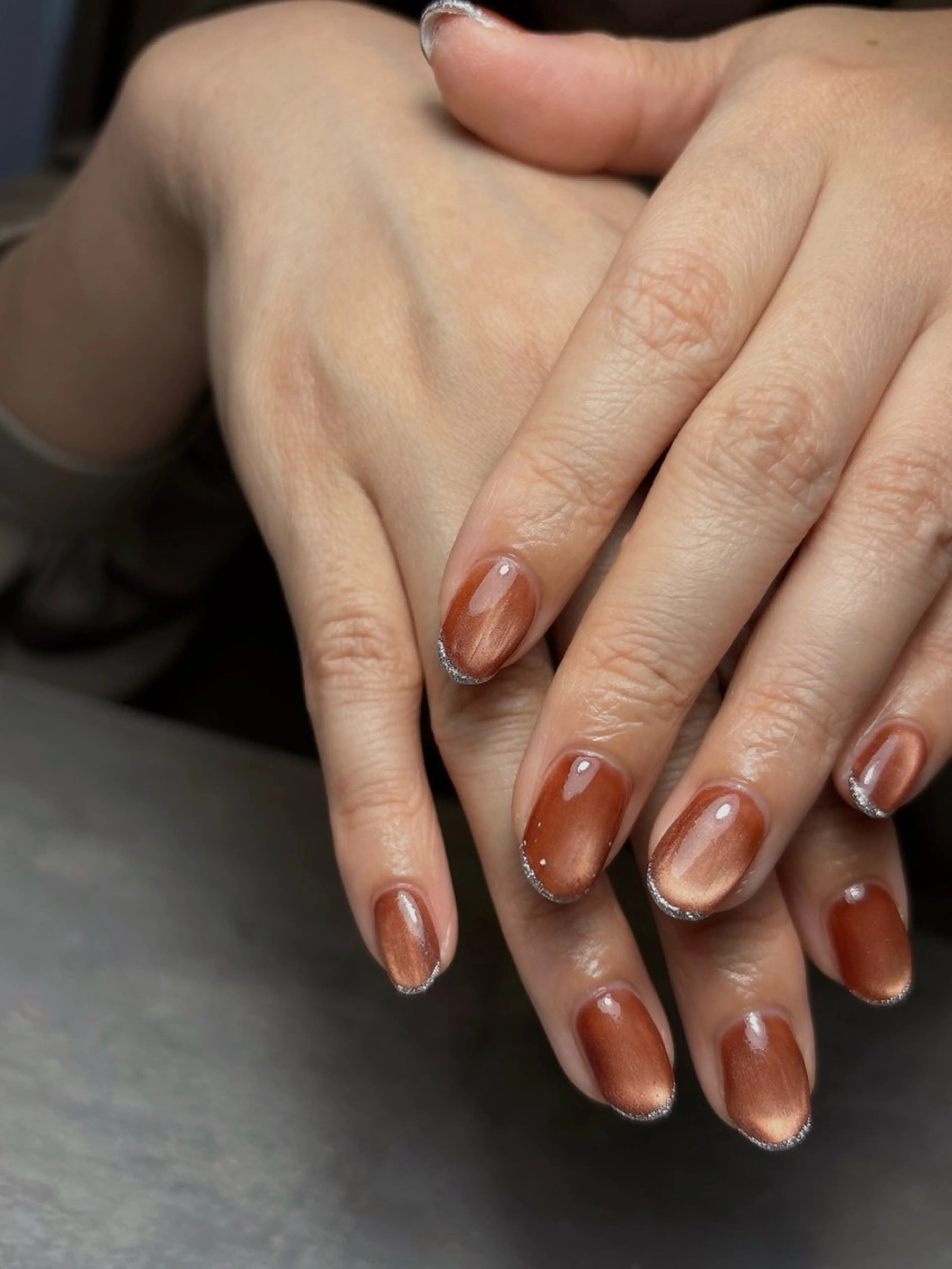 ネイル フレンチネイル キラキラネイル ラメ(グリッター) 鈴木 誉のネイルデザイン