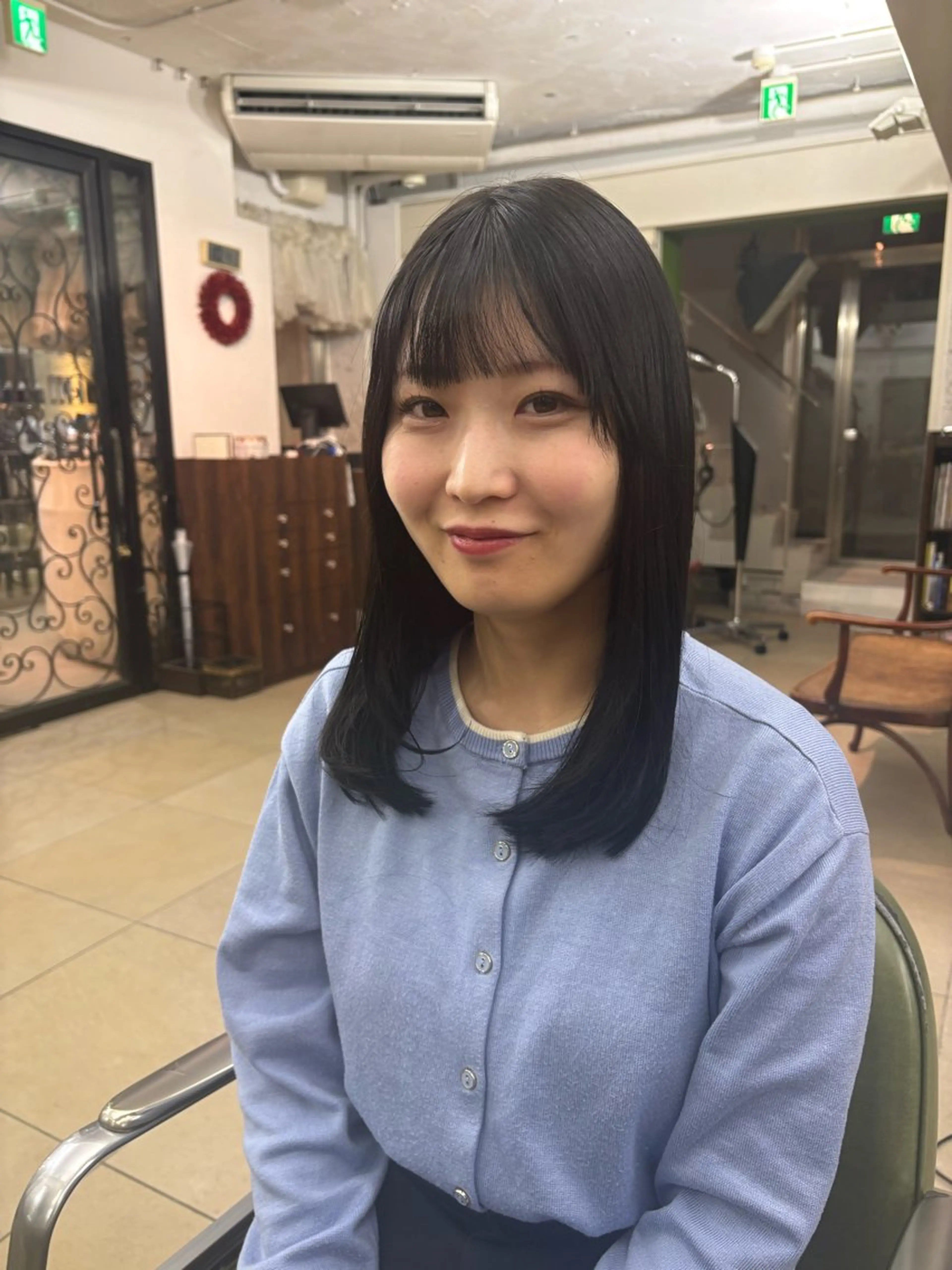 ミディアム カット ヘアカラー オブヘア表参道店所属・オブヘア表参道 竹入優将のヘアスタイル