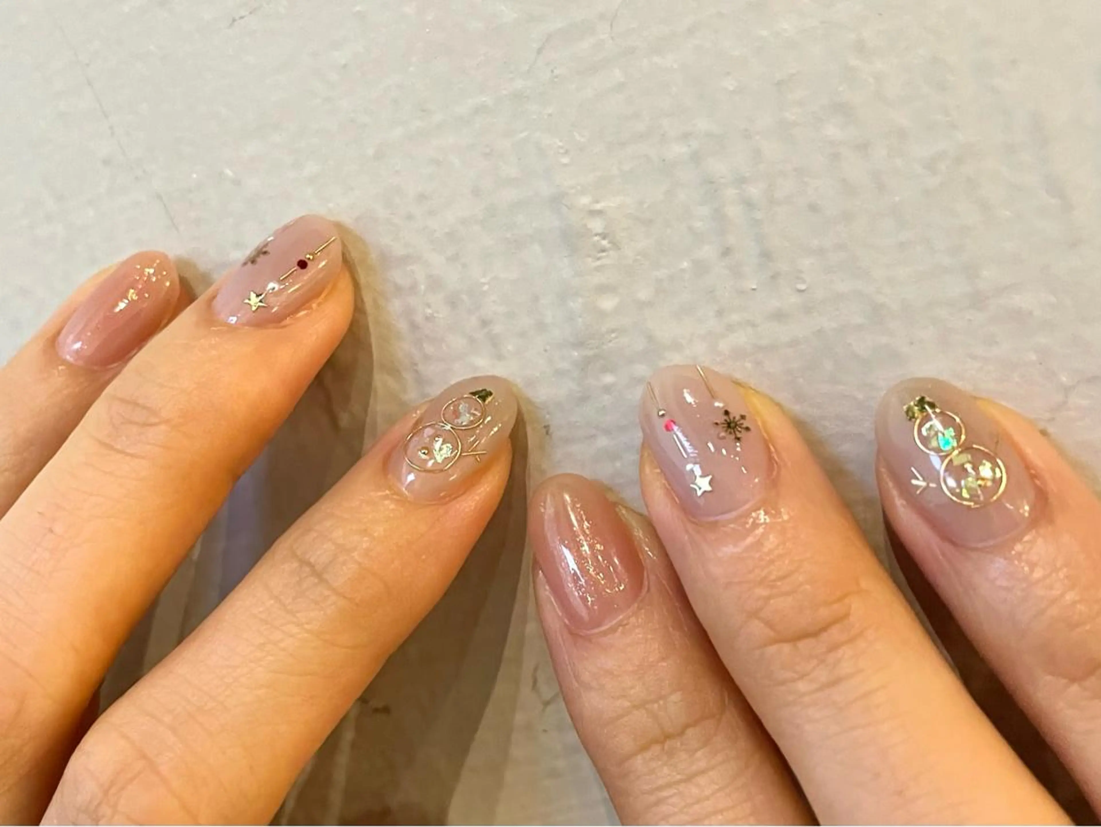 ネイル 冬ネイル cachette mのネイルデザイン