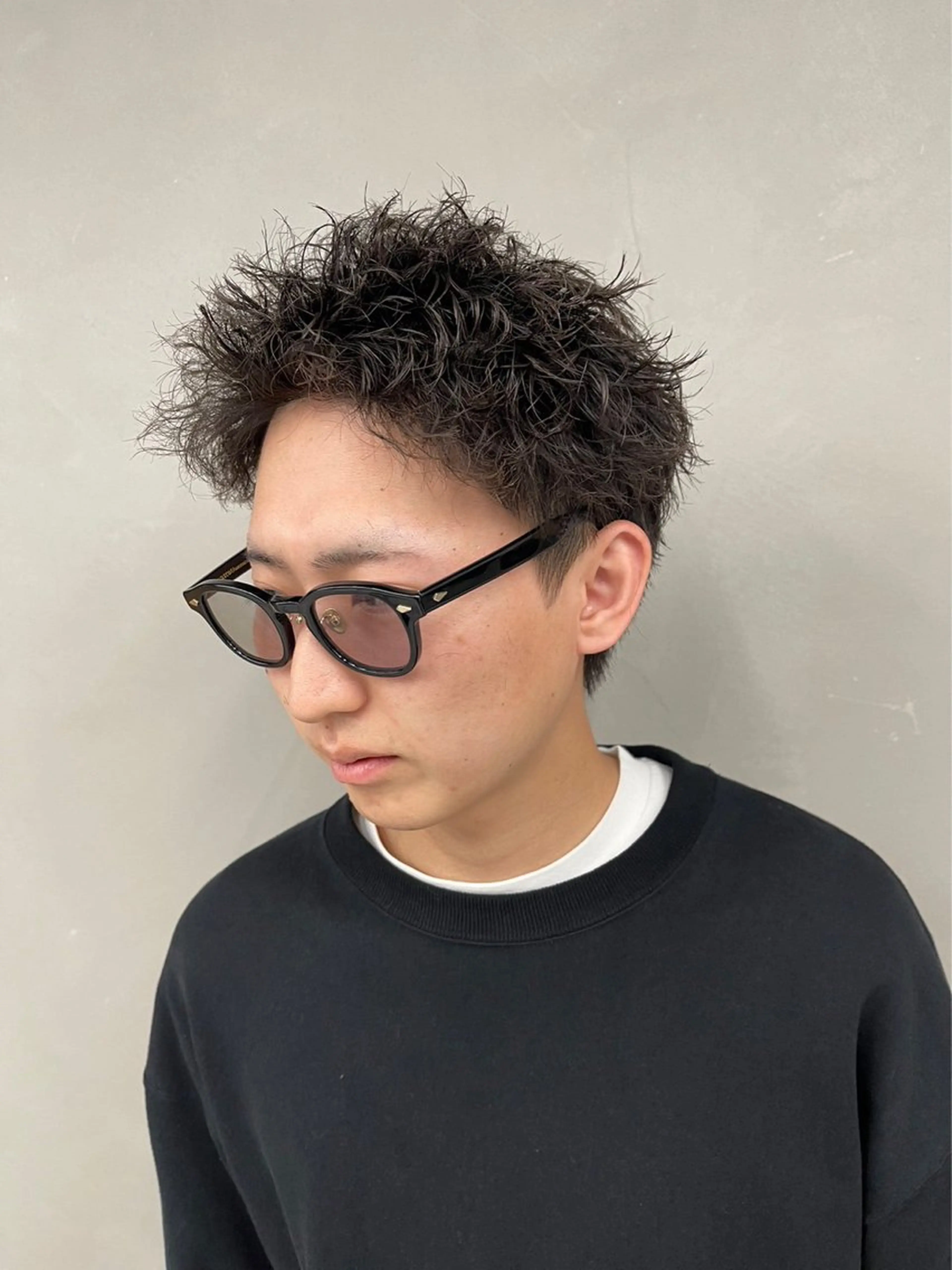 パーマ メンズ ベージュカラー🌿 新潟駅/青木結月のヘアスタイル