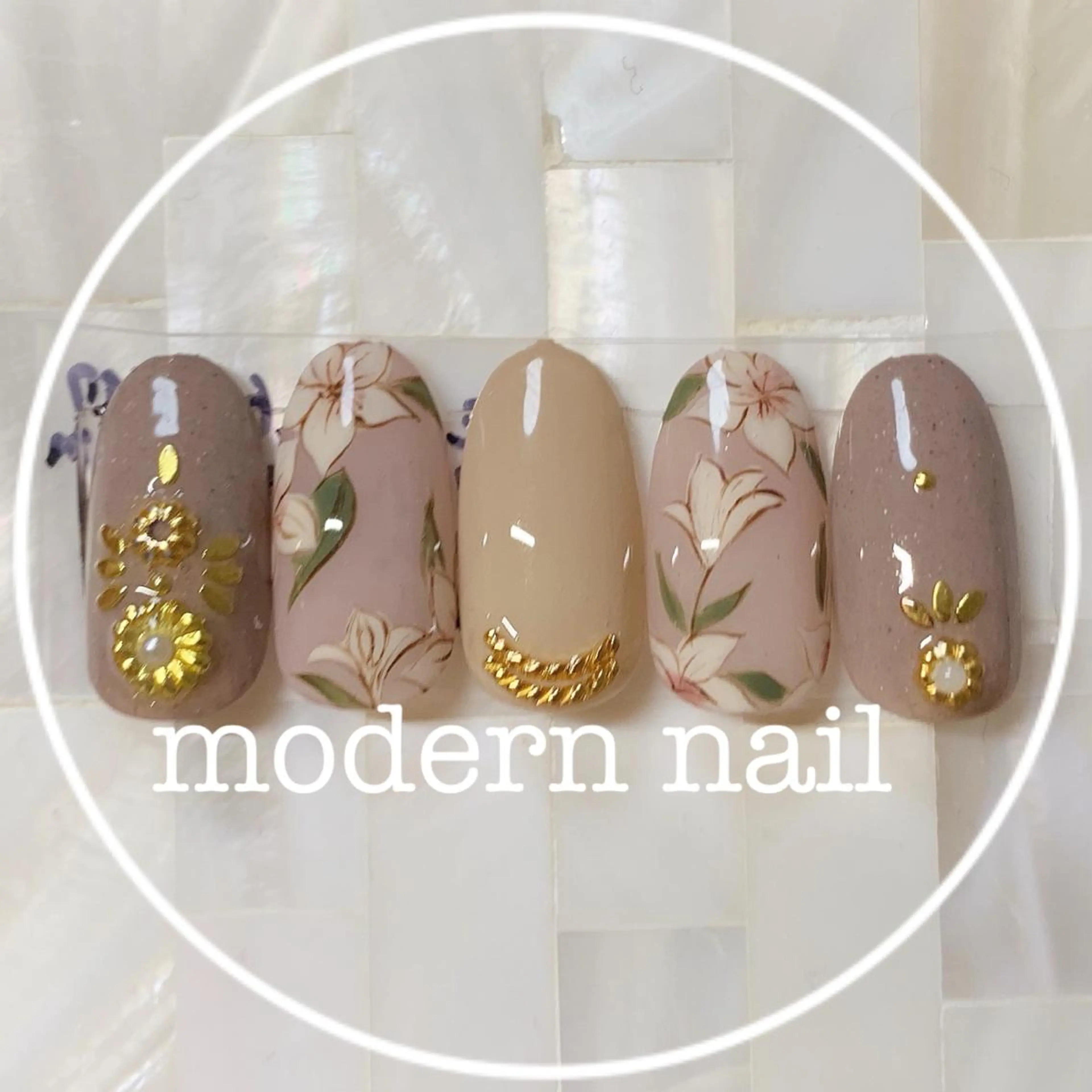 ネイル ハンドネイル 小川 玲奈のネイルデザイン