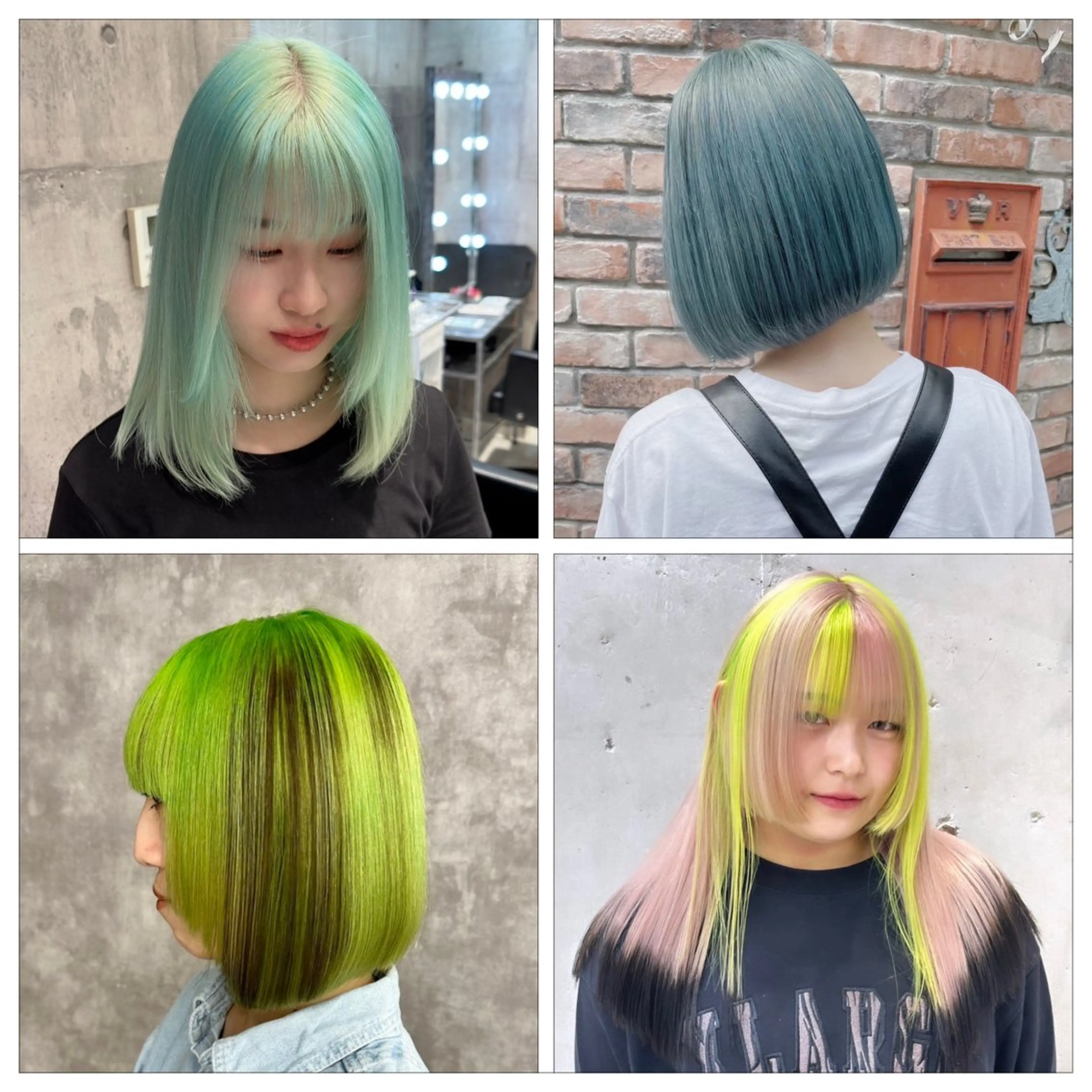 カラー 栄/デザイン/ ブリーチ/琉輝のヘアスタイル