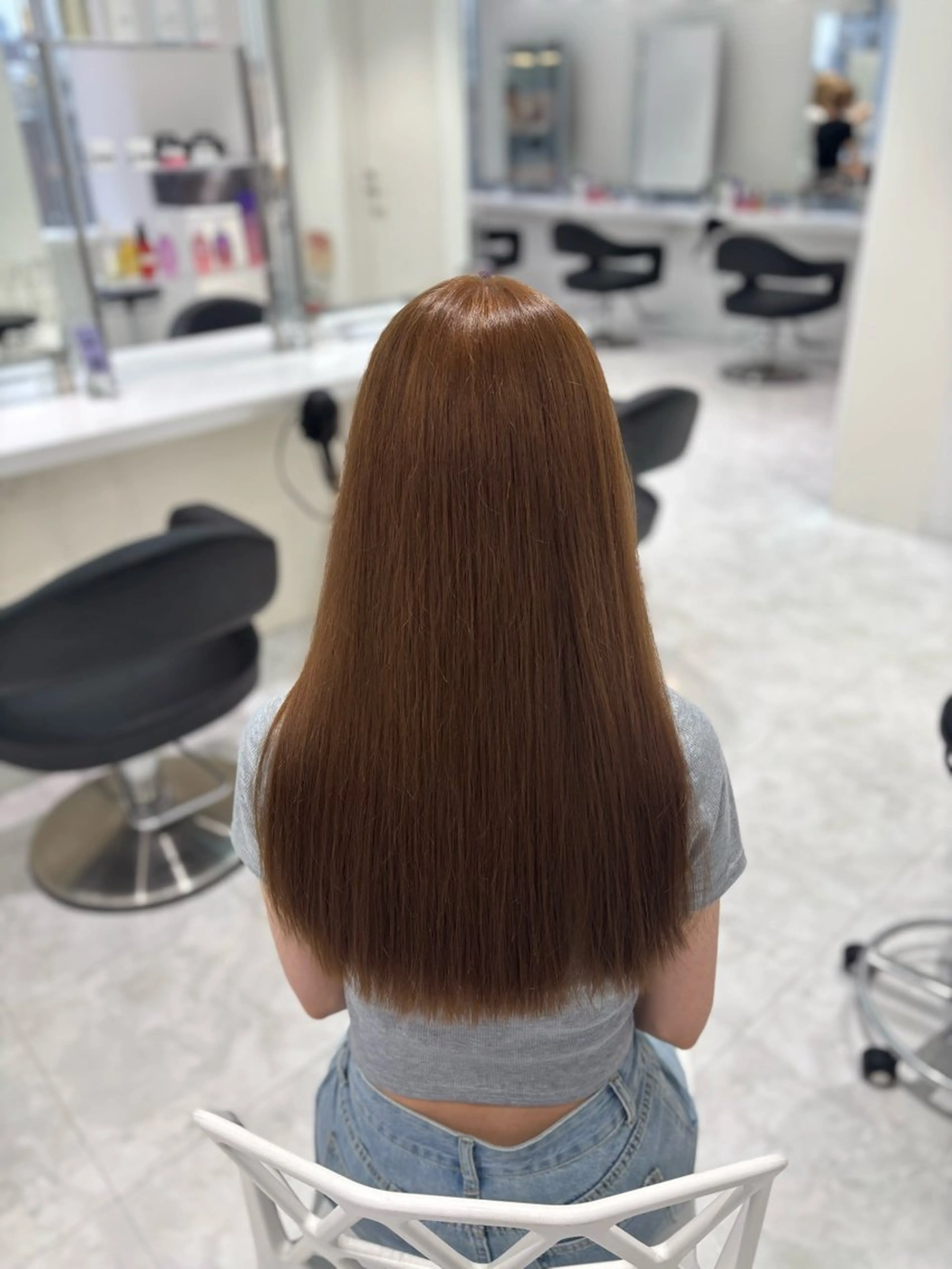 セミロング 透明感くすみカラー 🩶カナタ🩶のヘアスタイル