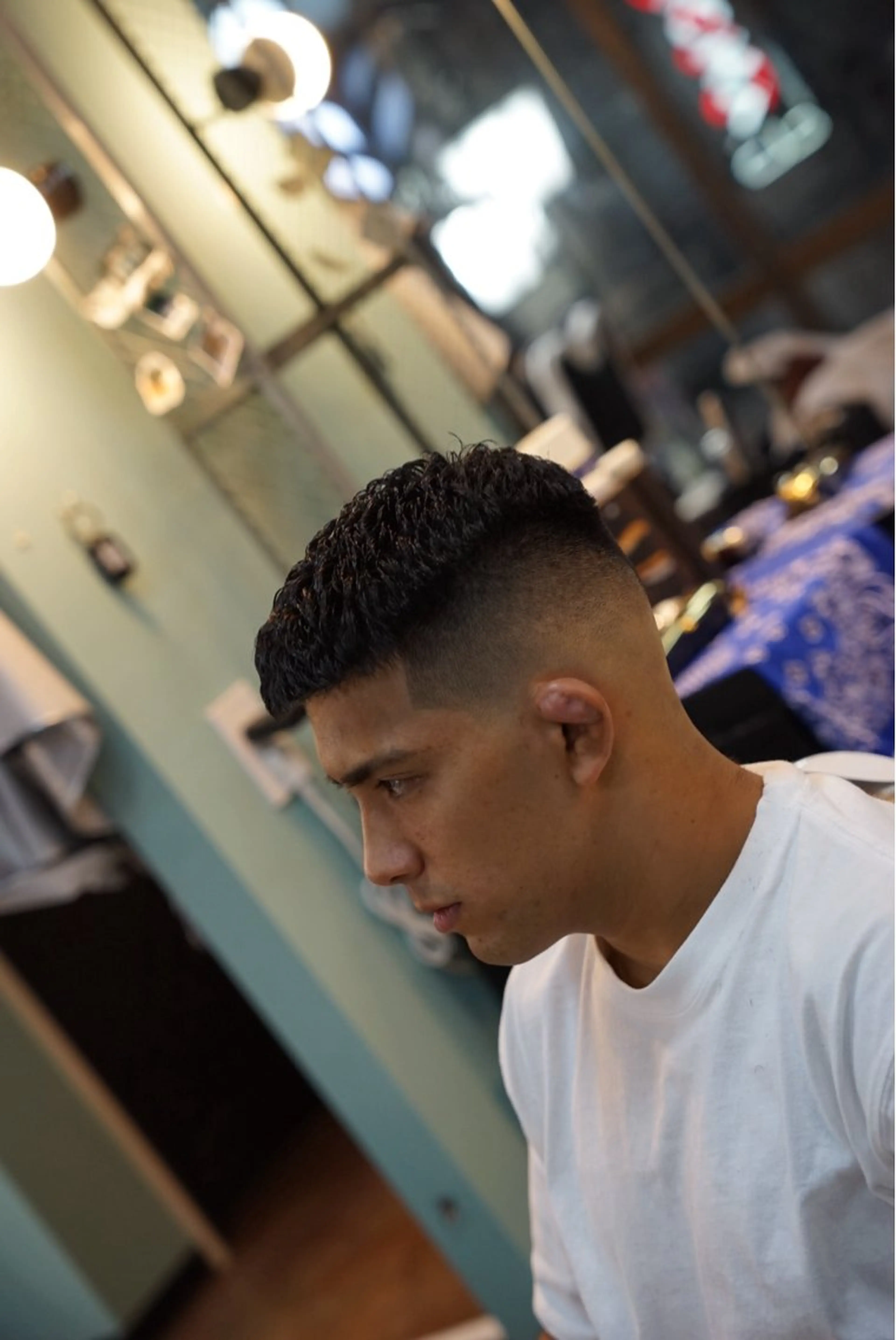 ショート パーマ カット パーマ TIGHT SWAG BARBERWORKS所属・TIGHT SWAG YUTOのヘアスタイル