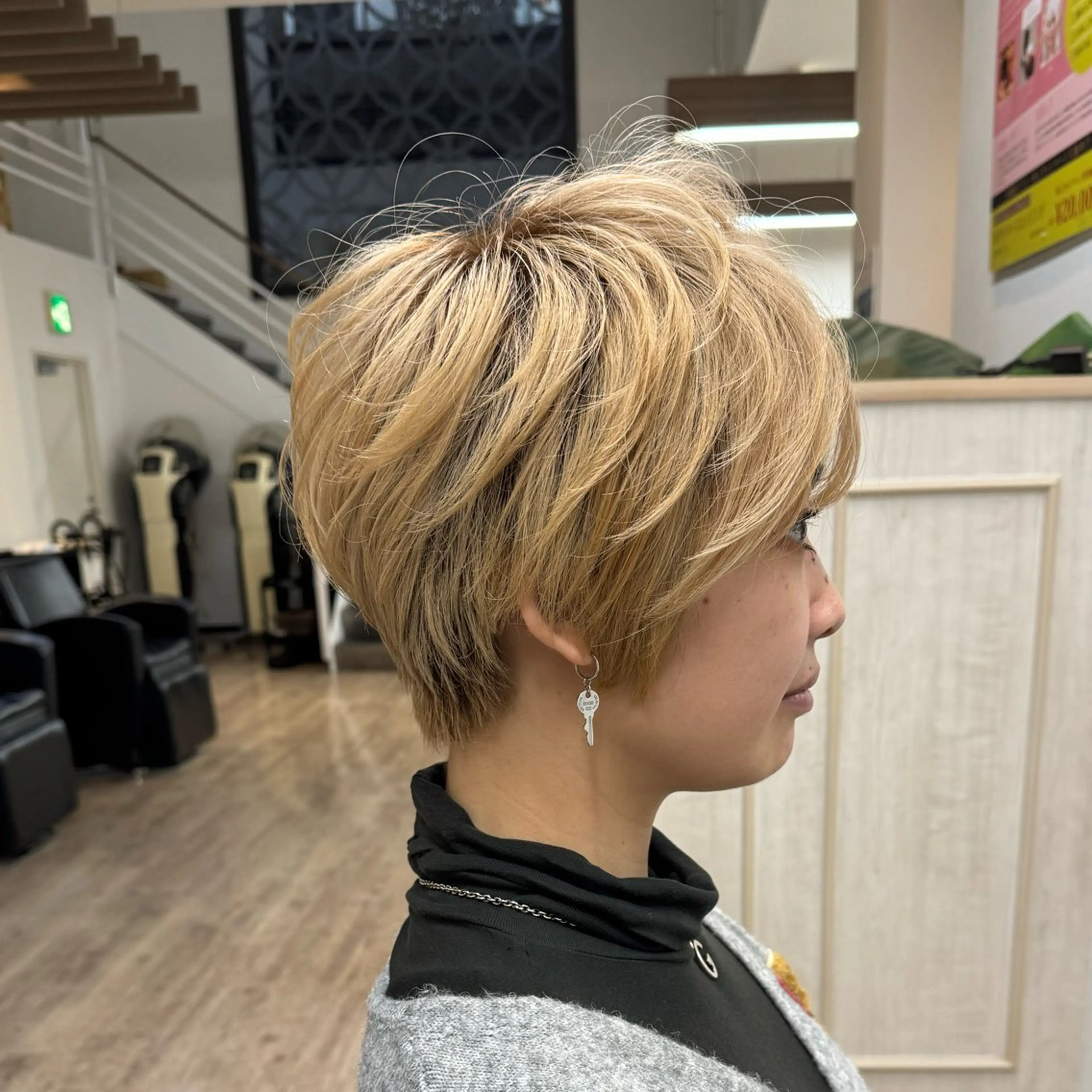 ショート ショート/ボブ 似合わせ/中原のヘアスタイル