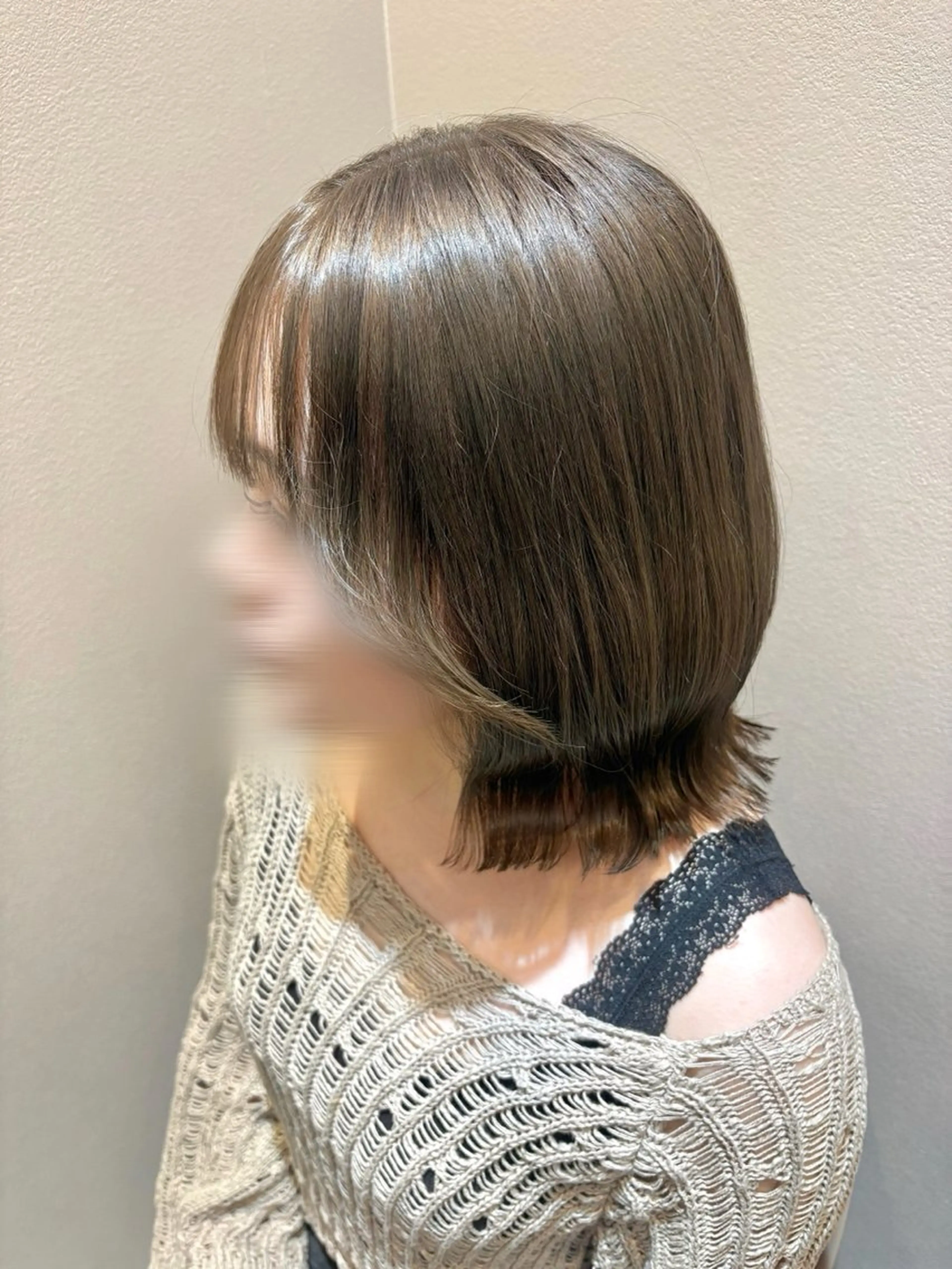 カラー ベージュカラー ミルクティーベージュ La fith hair fonte 松山銀天街店所属・c h i h i r oのヘアスタイル