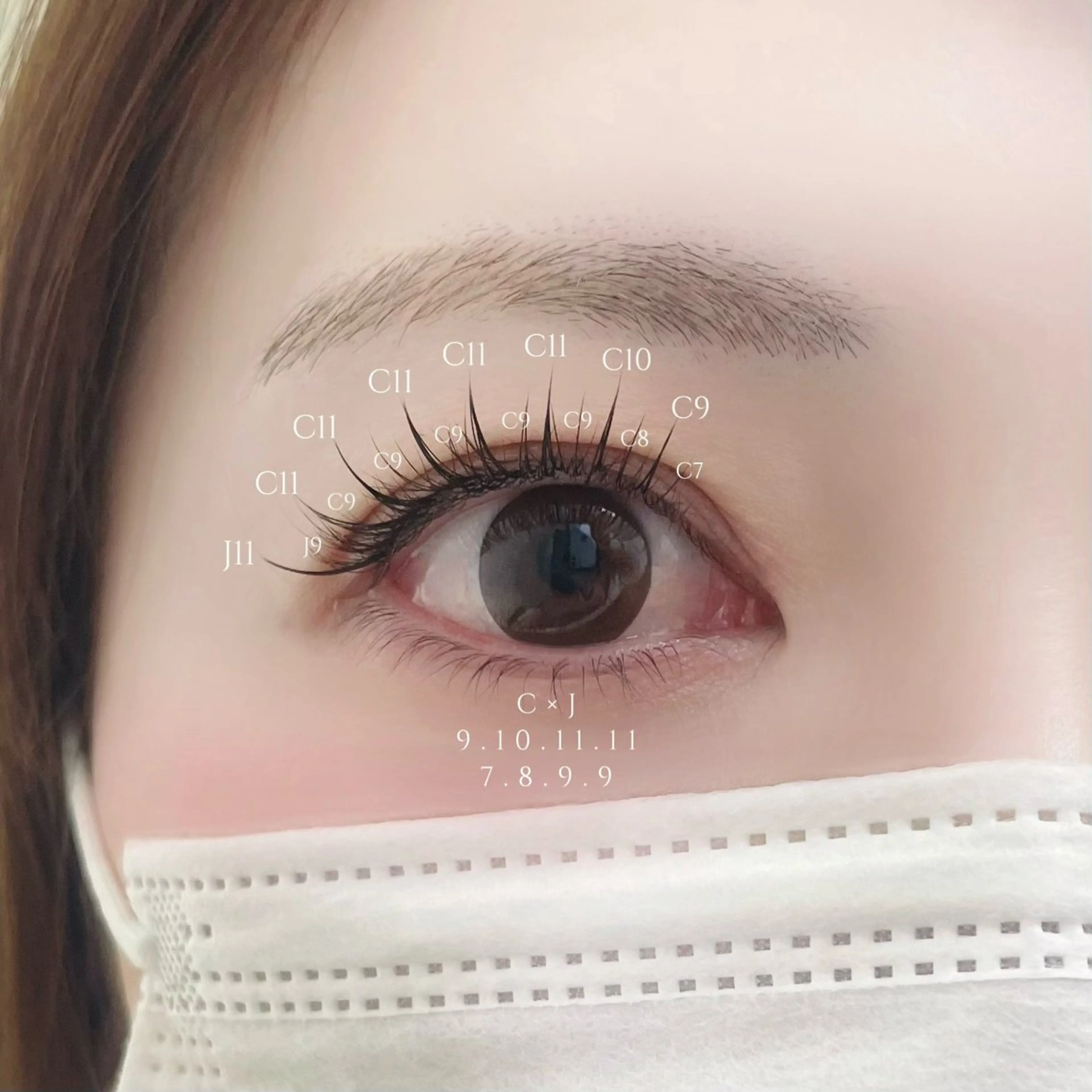 マツエク・マツパ マツエク MicoNoa所属・MicoNoa Asamiのマツエク・マツパデザイン