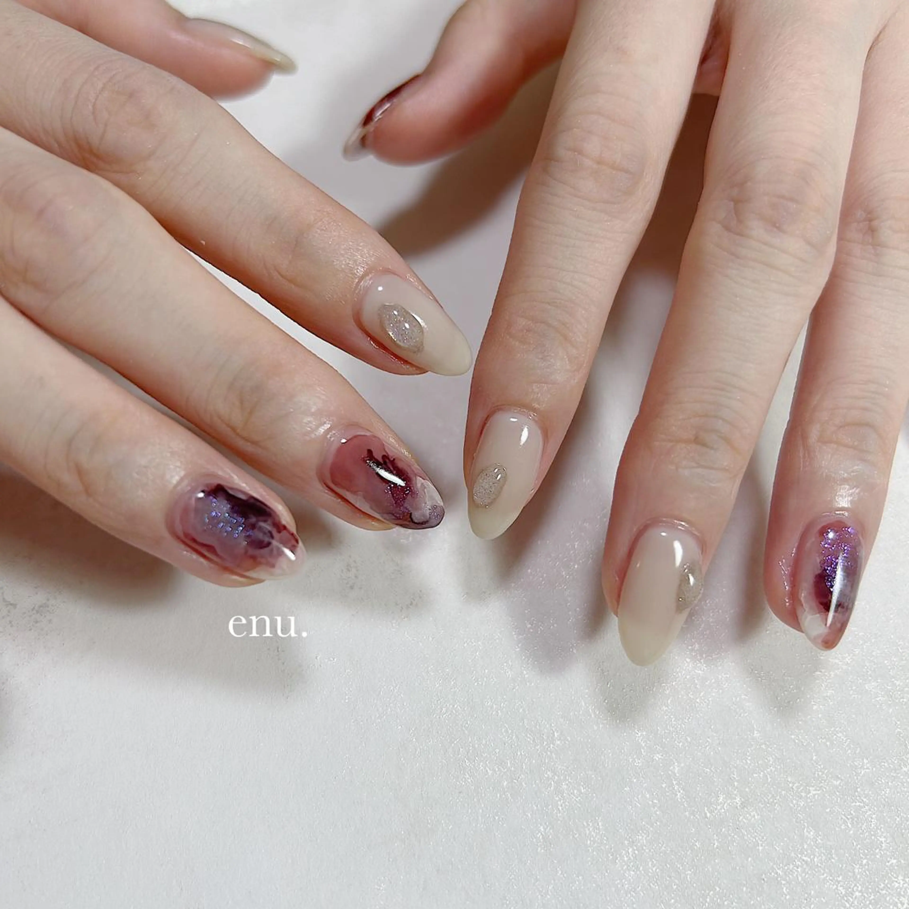 ネイル ハンドネイル enu. nanakoのネイルデザイン