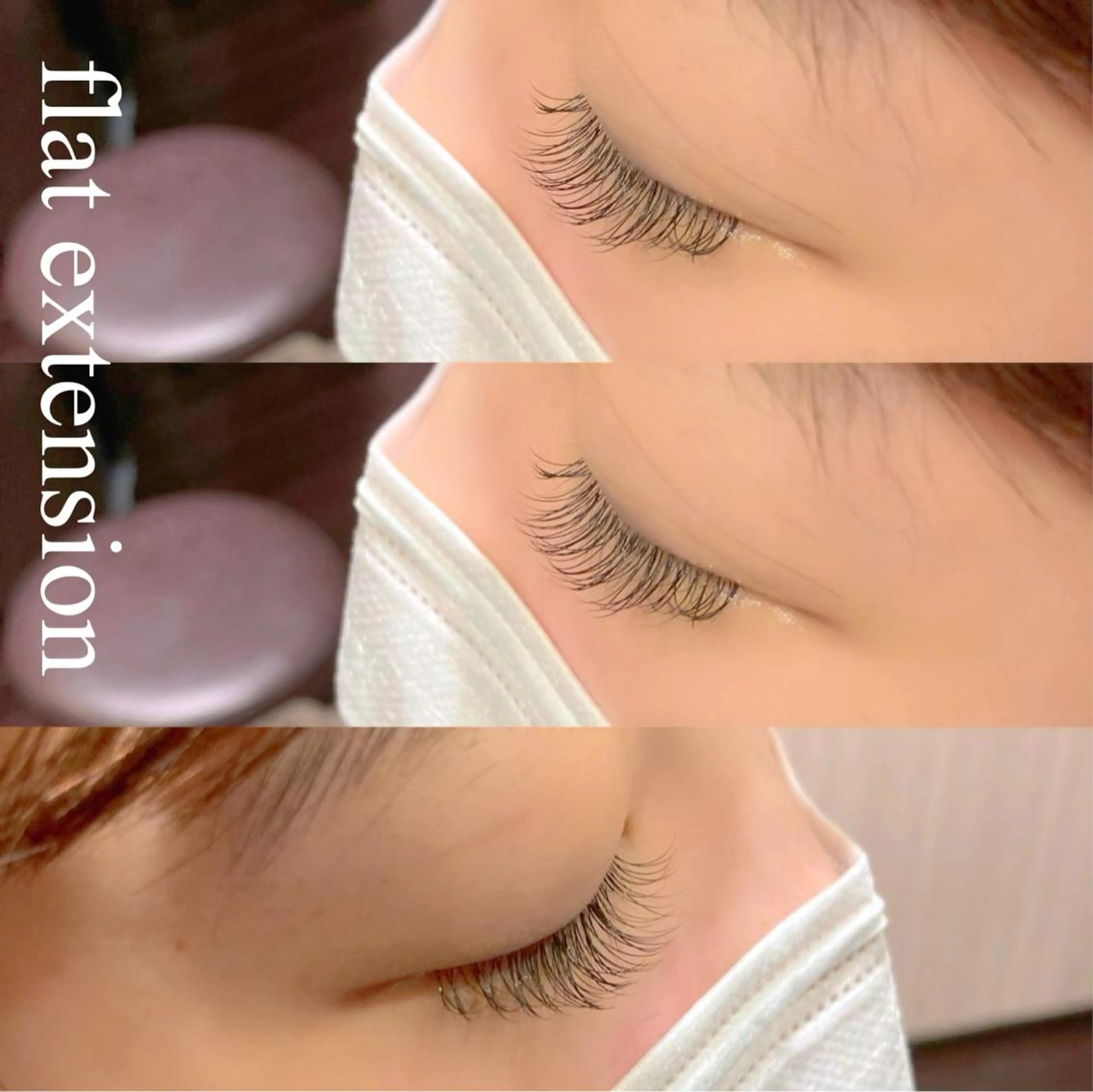 マツエク・マツパ フラットラッシュ Earth coiffure beaute長野稲田店所属・林 愛子のマツエク・マツパデザイン