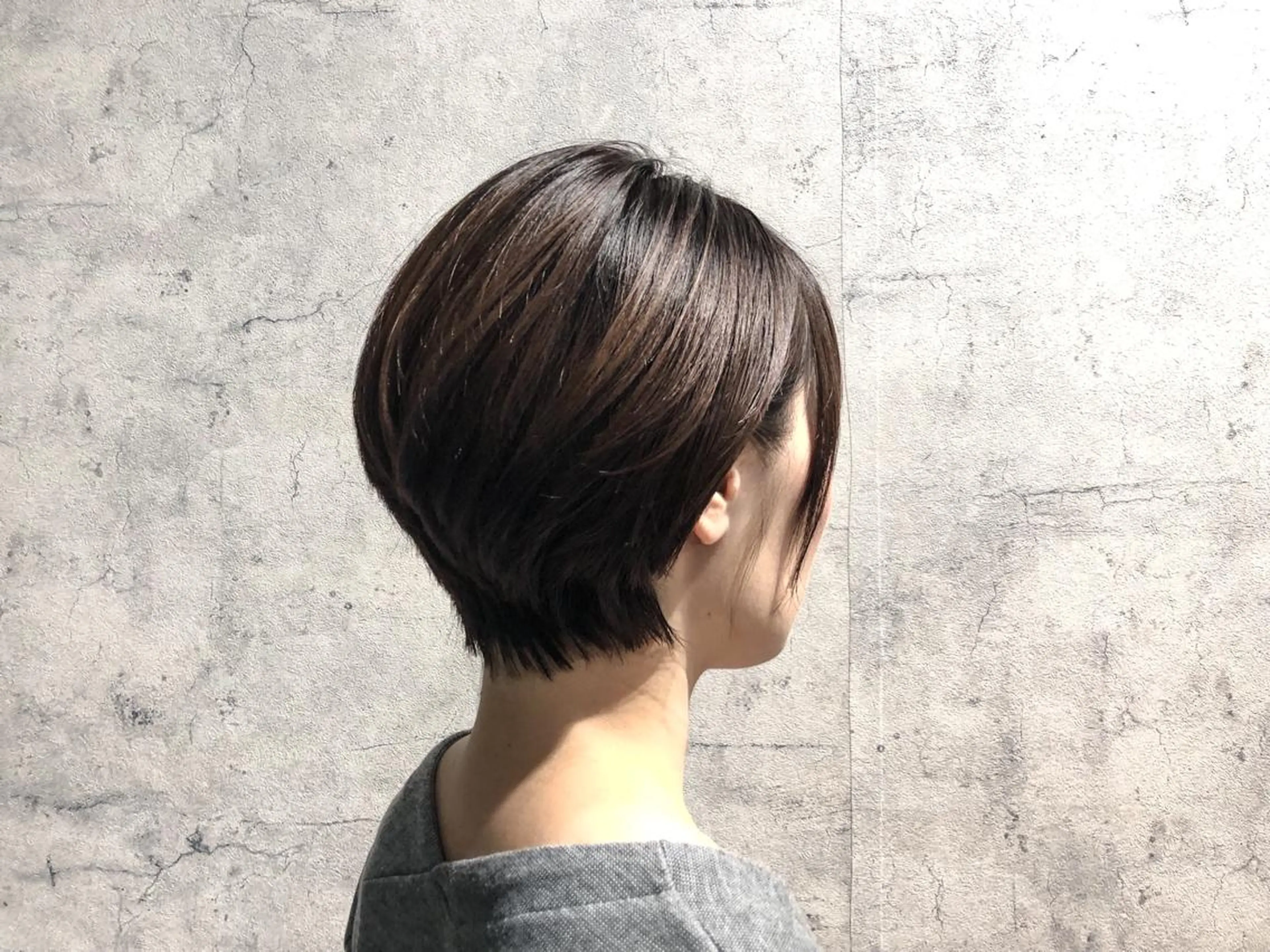 ショート ショートボブ ボブ ショートヘア salowin郡山所属・佐藤 結花のヘアスタイル