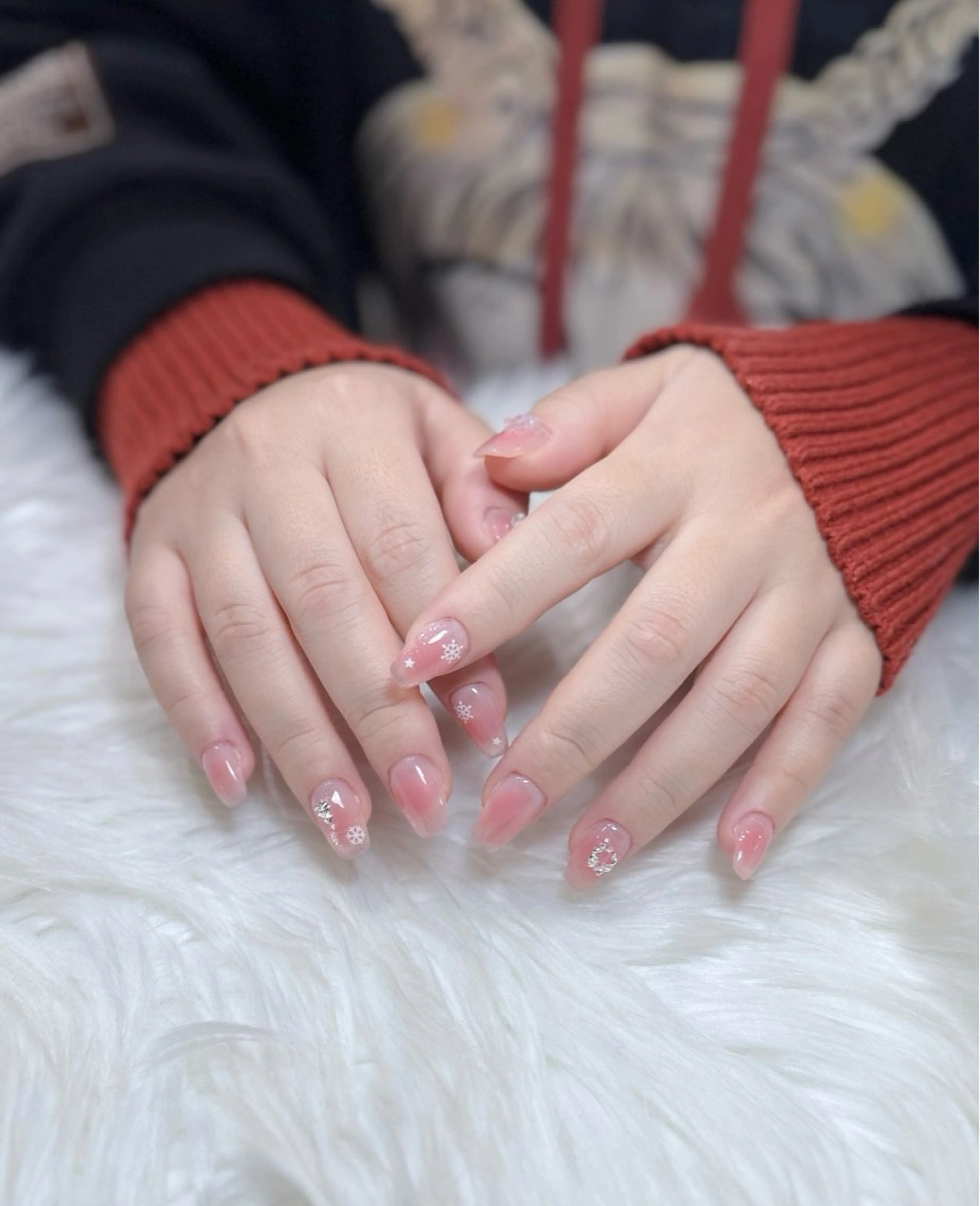 ネイル アートネイル オーロラネイル ジェルネイル 韓国ネイル ロングネイル ハンドネイル Nichi Nailsのネイルデザイン