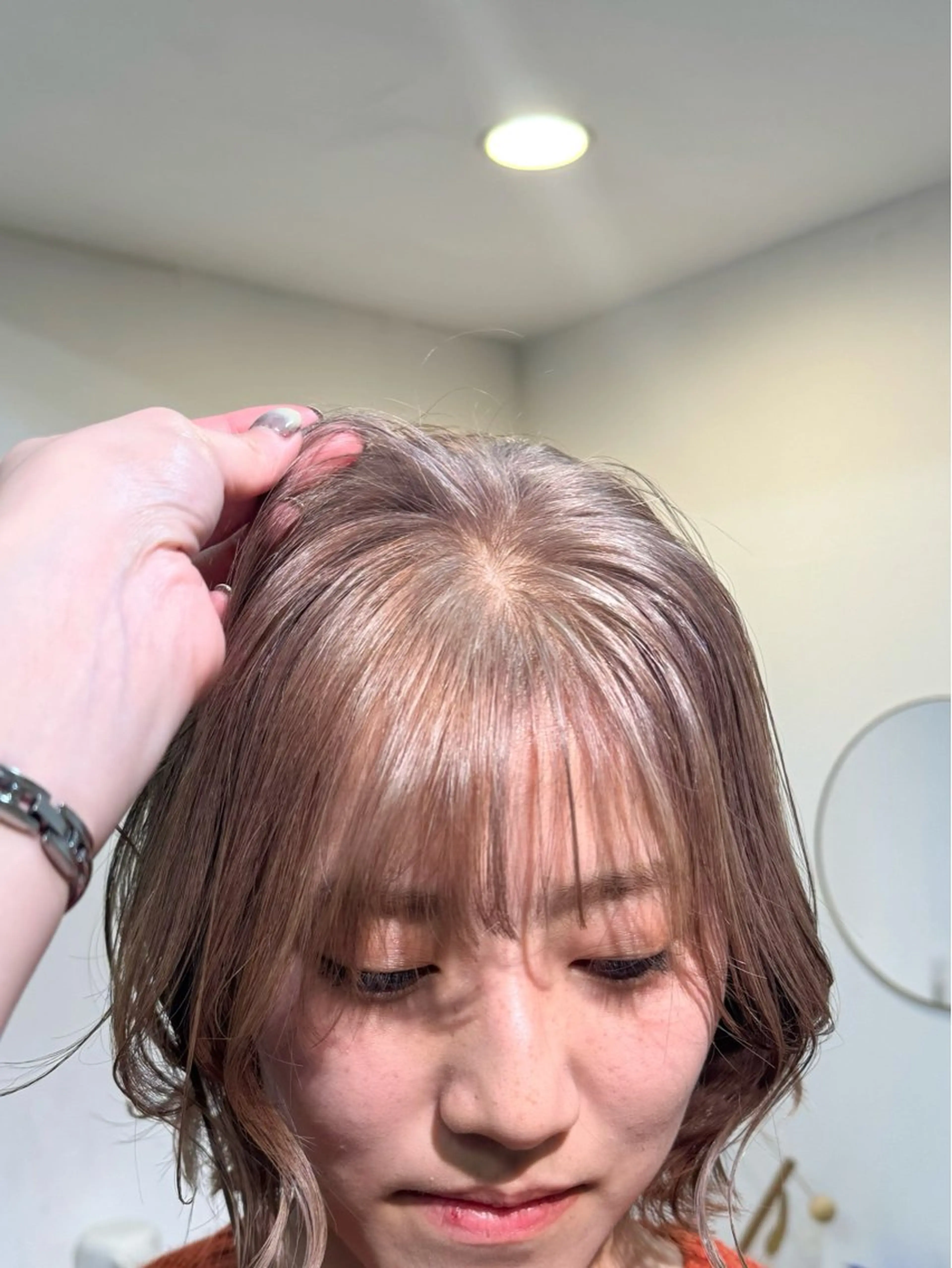 ショート カラー ベージュカラー ヘアカラー Seeknext // Rukaのヘアスタイル