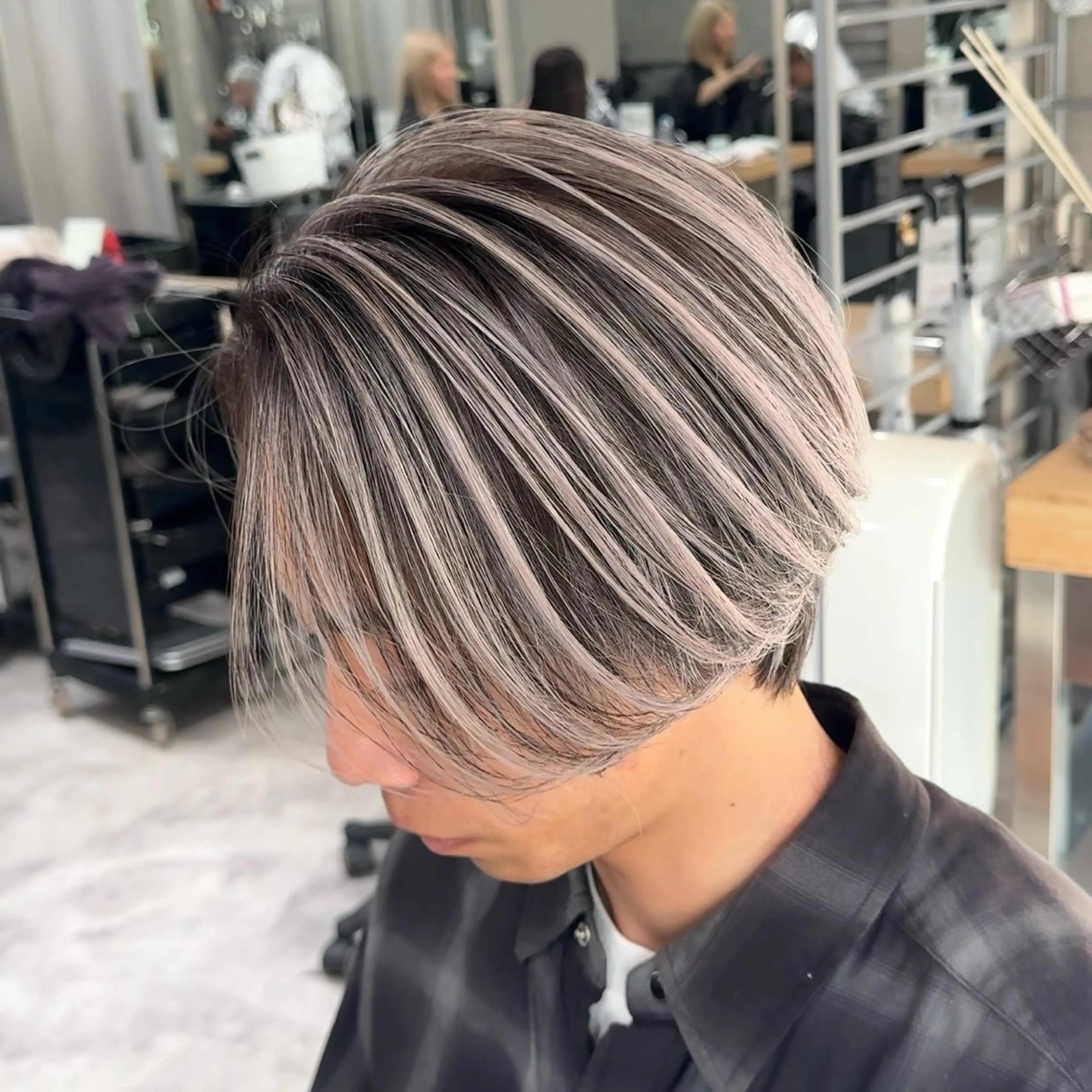 メンズ ヘアカラー KAIRI/大宮/ メンズバレイヤージュのヘアスタイル