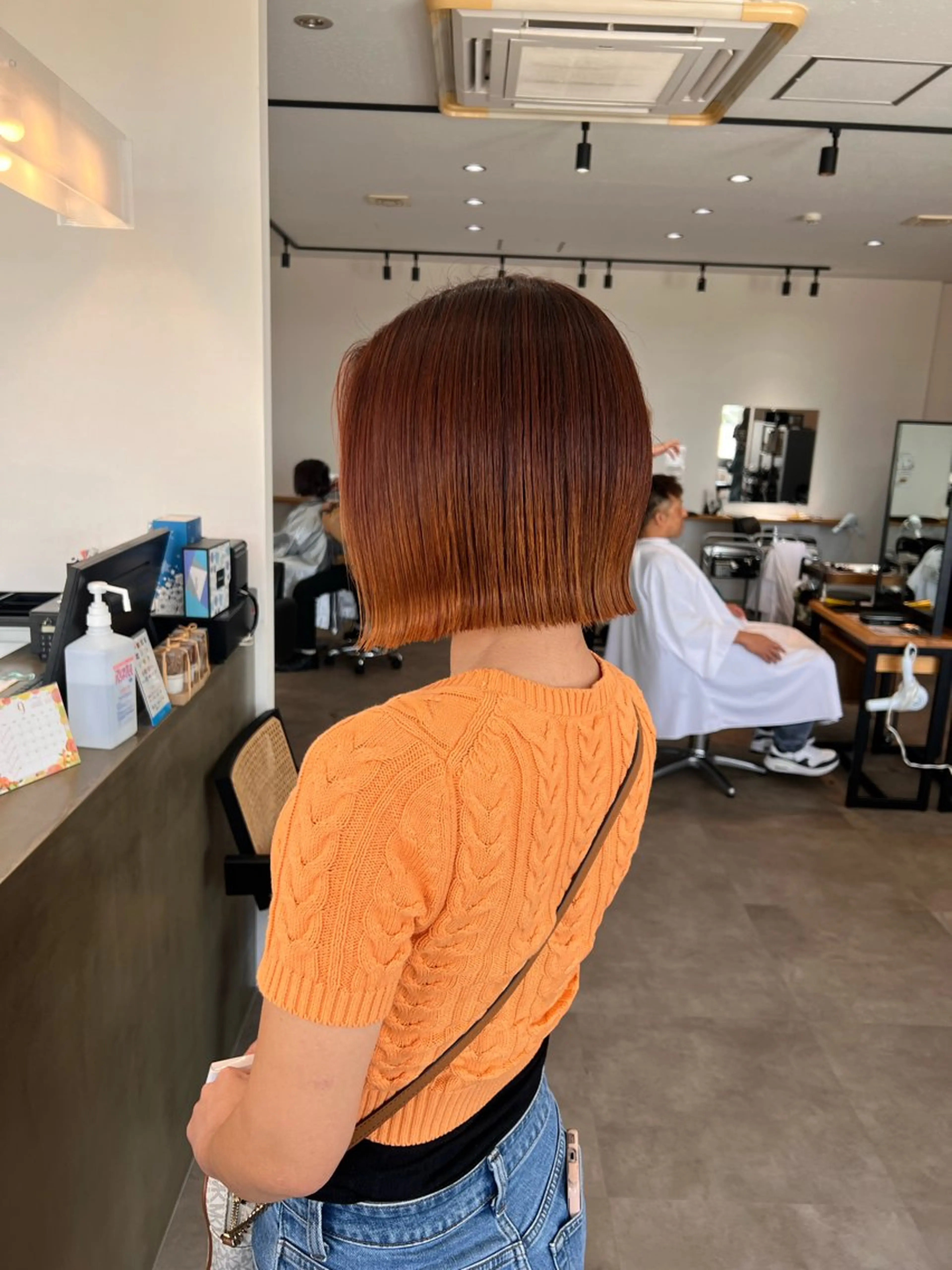 ショート カット ヘアカラー 美髪縮毛矯正✨ 髪質改善/岩元のヘアスタイル