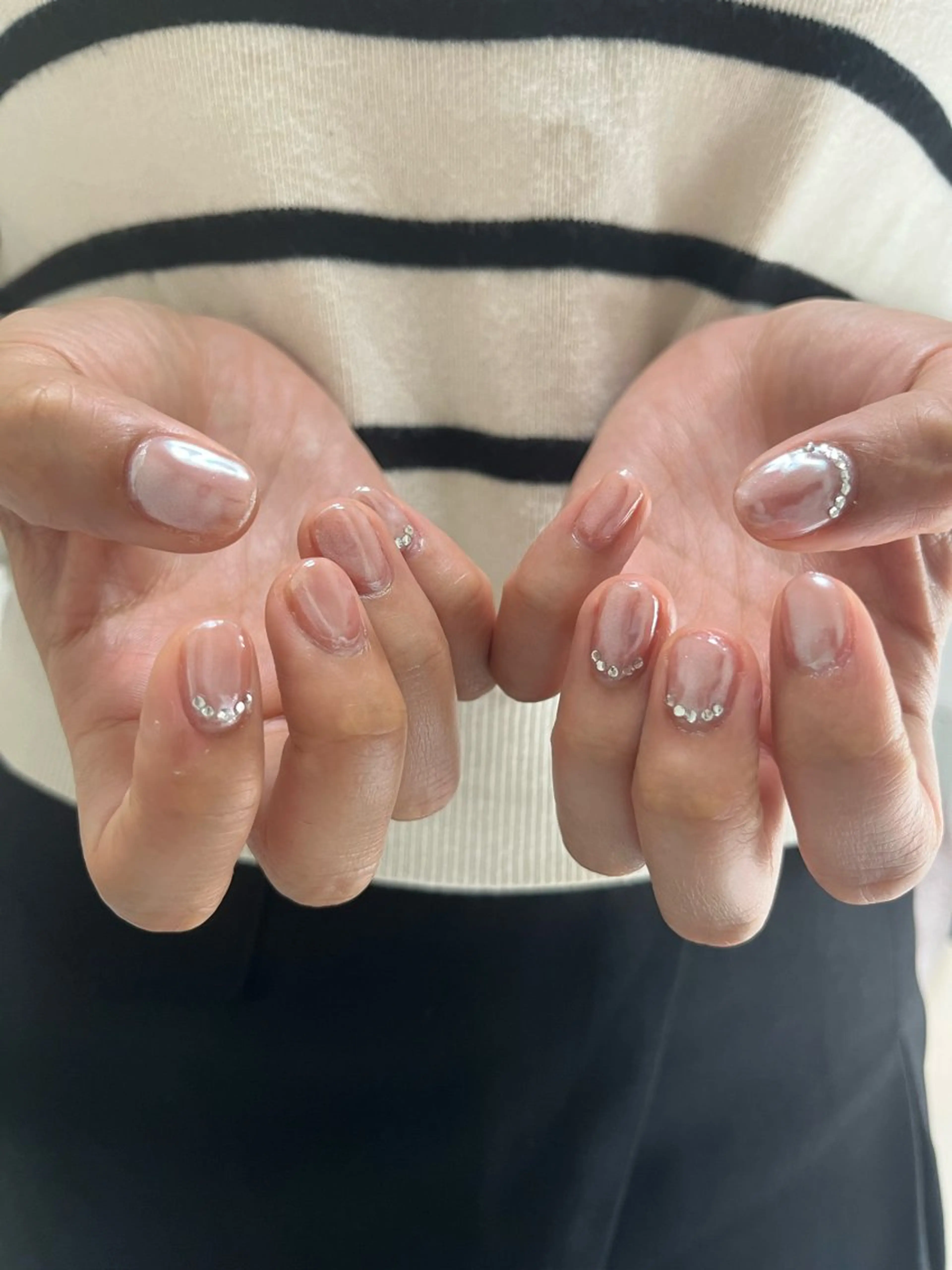 シンプルネイル（オフなし）の写真