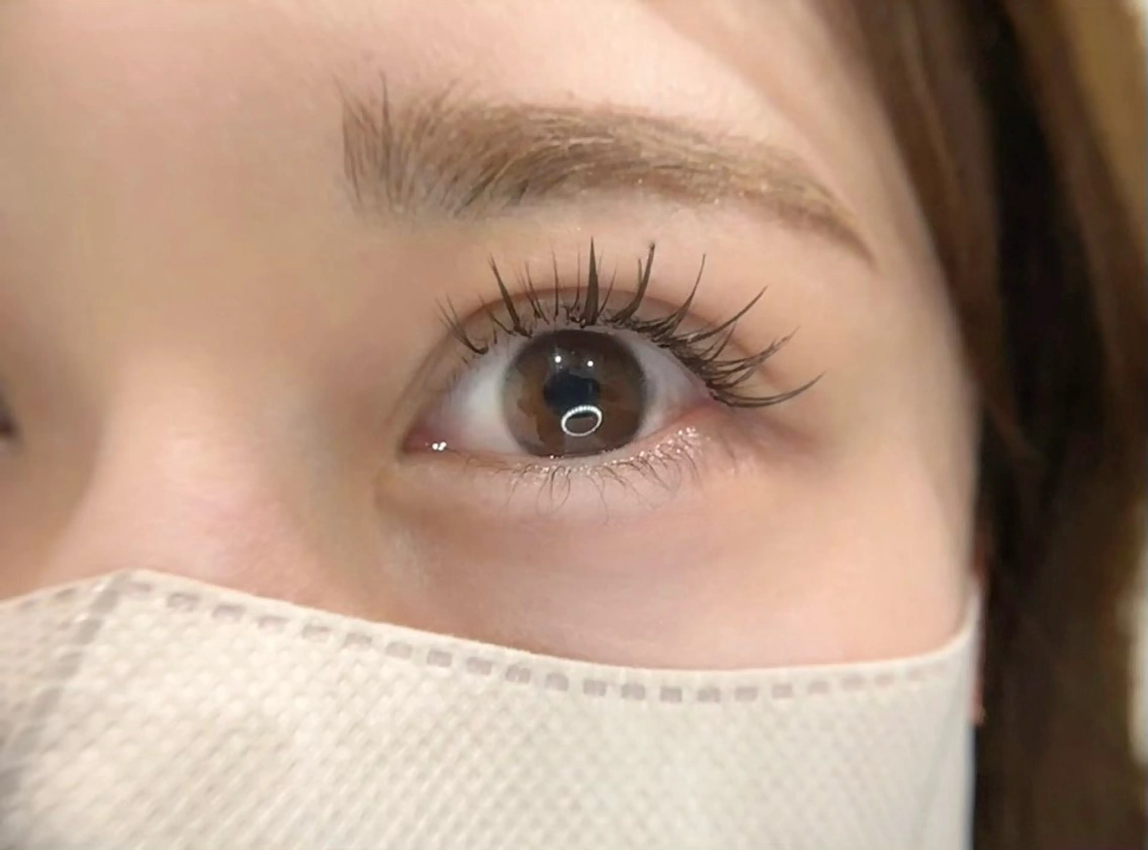 パリエク（リフエク）LEDマツエク×フラットラッシュ100本まで🩷の写真