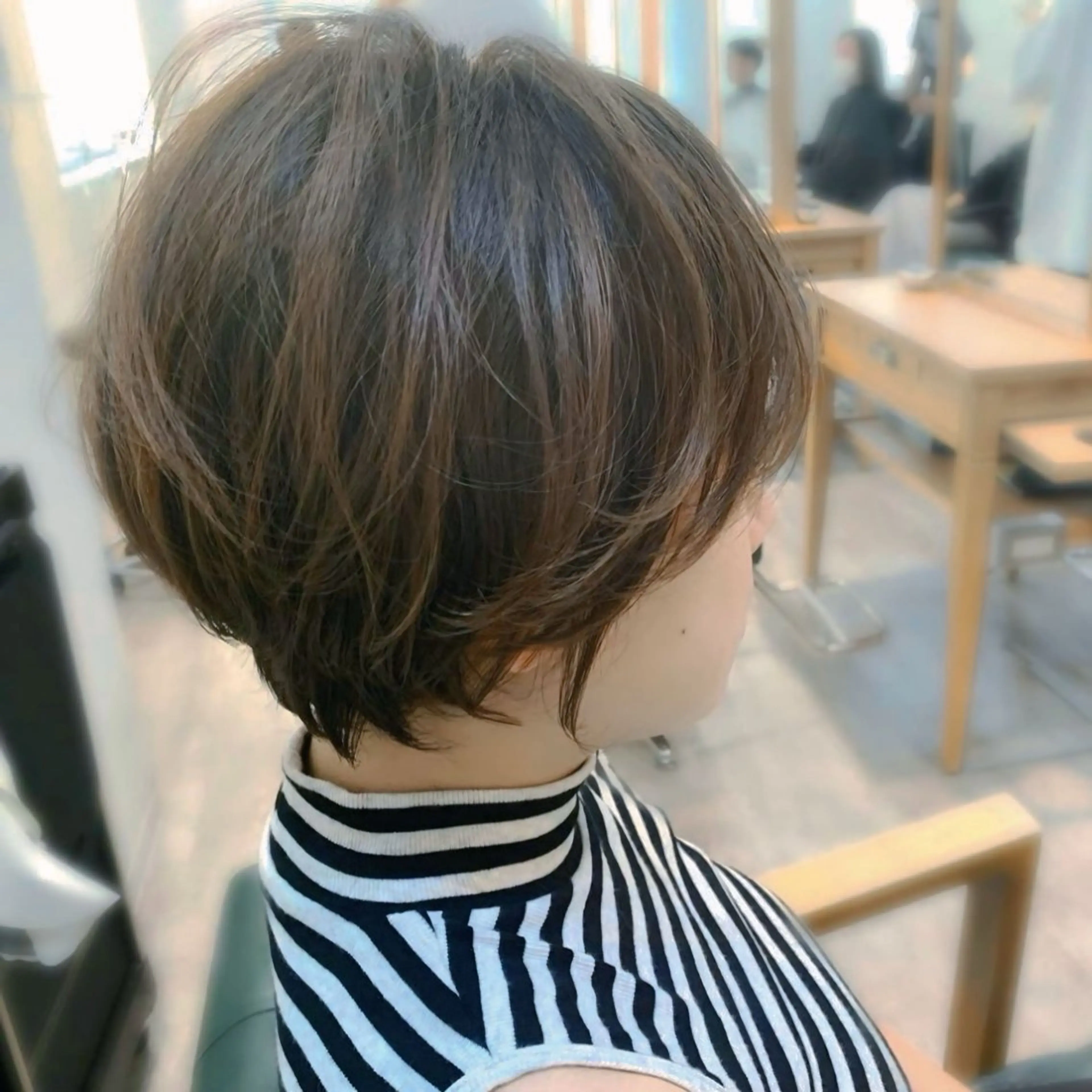 ショート カラー カット ヘアカラー トリートメント 前田 健太のヘアスタイル