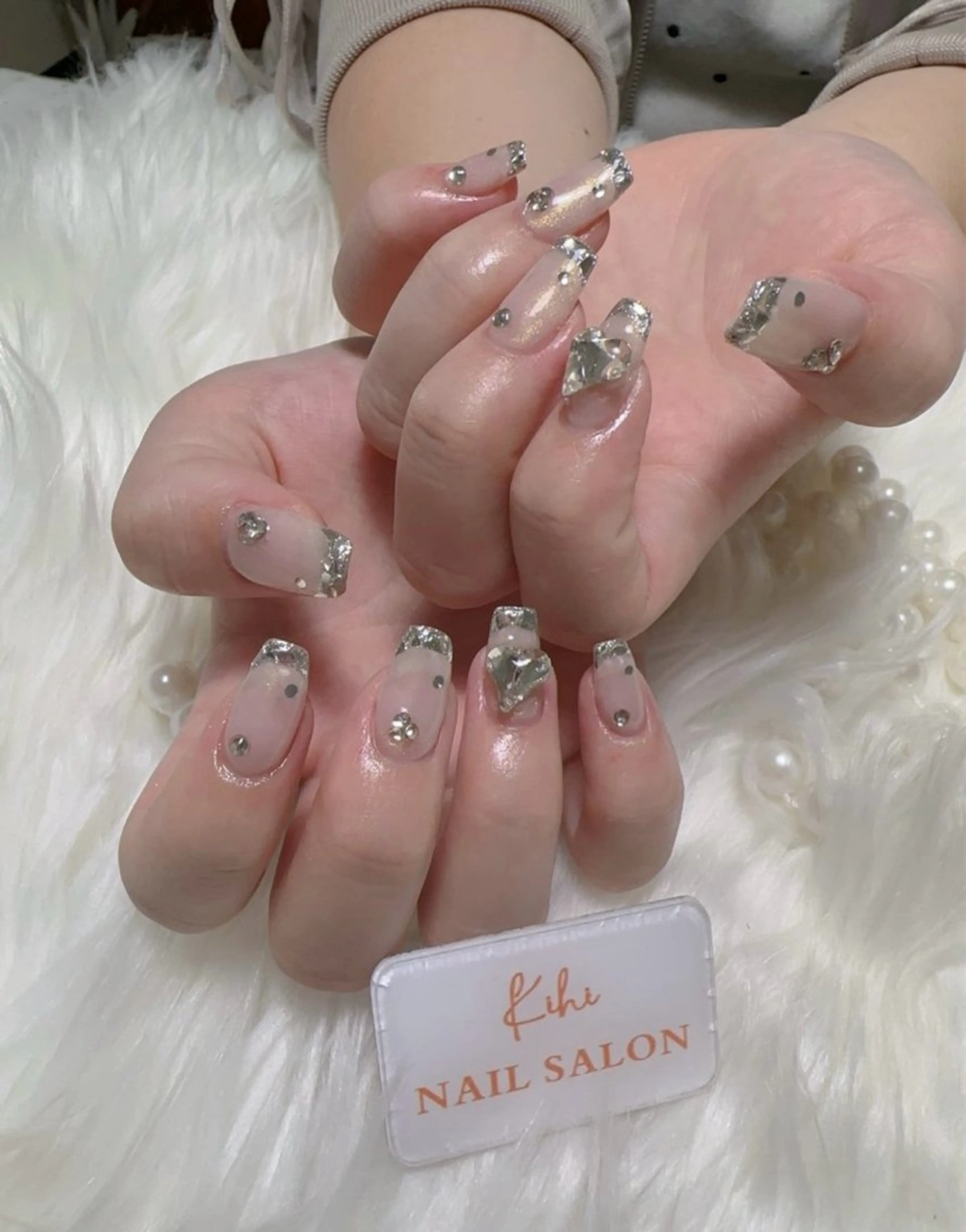 ネイル 持ち込み ネイルチップ 米澤 ハナユキのネイルデザイン