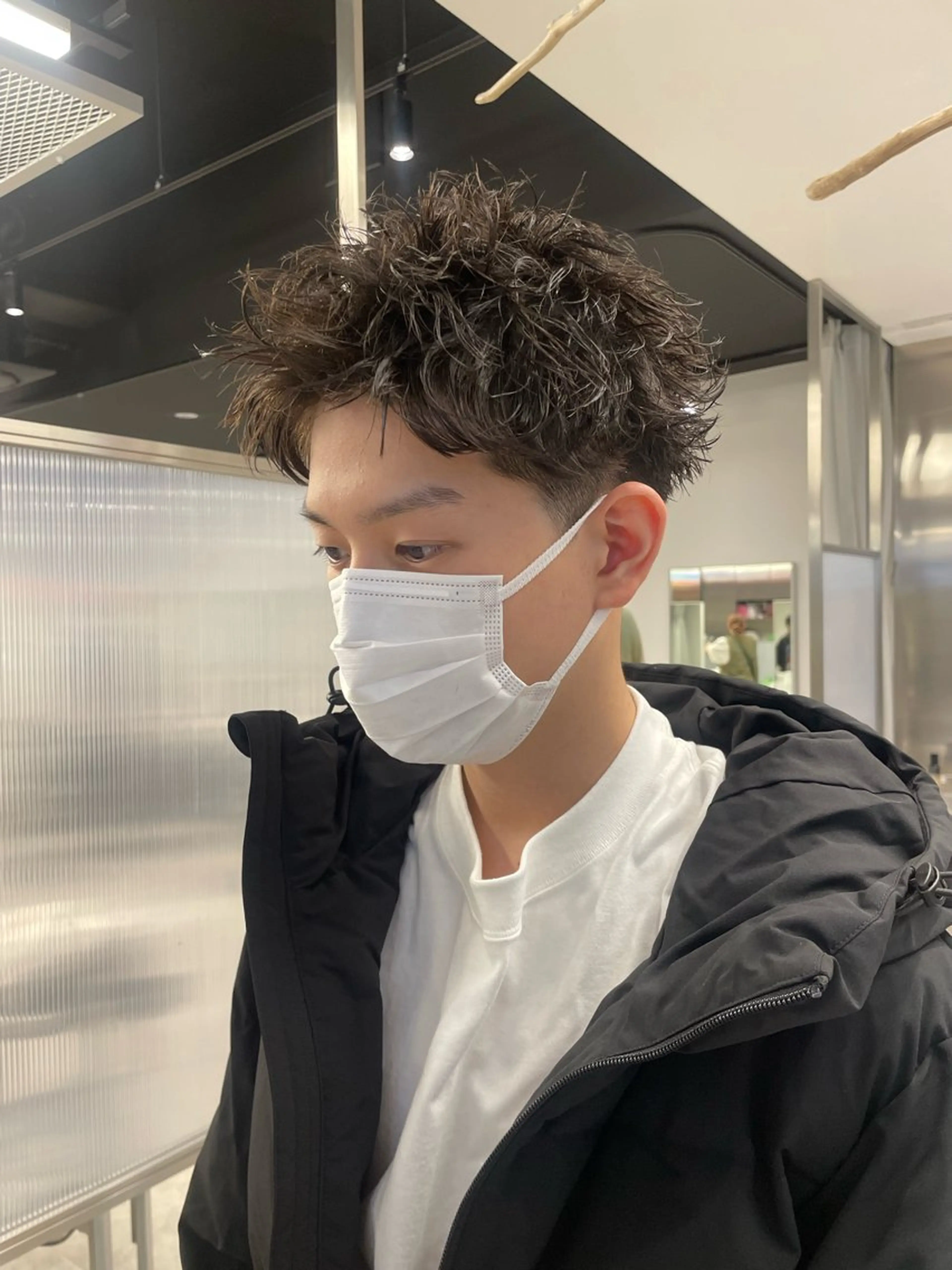 ショート パーマ メンズ カット パーマ 【圧倒的センス】 まる/メンズカラーのヘアスタイル