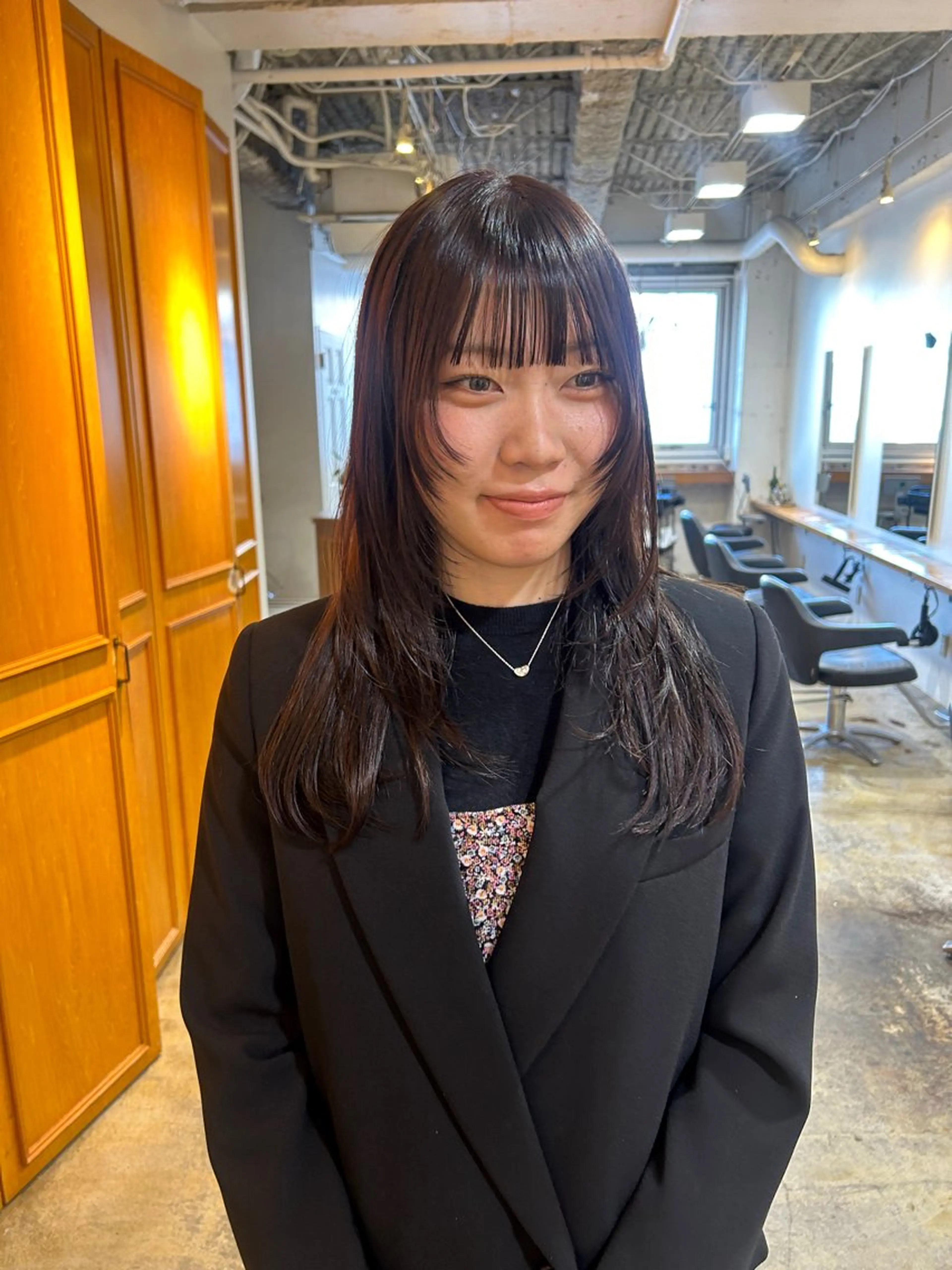 ロング カラー ナチュラル大人っぽい スタイル　MAORIのヘアスタイル