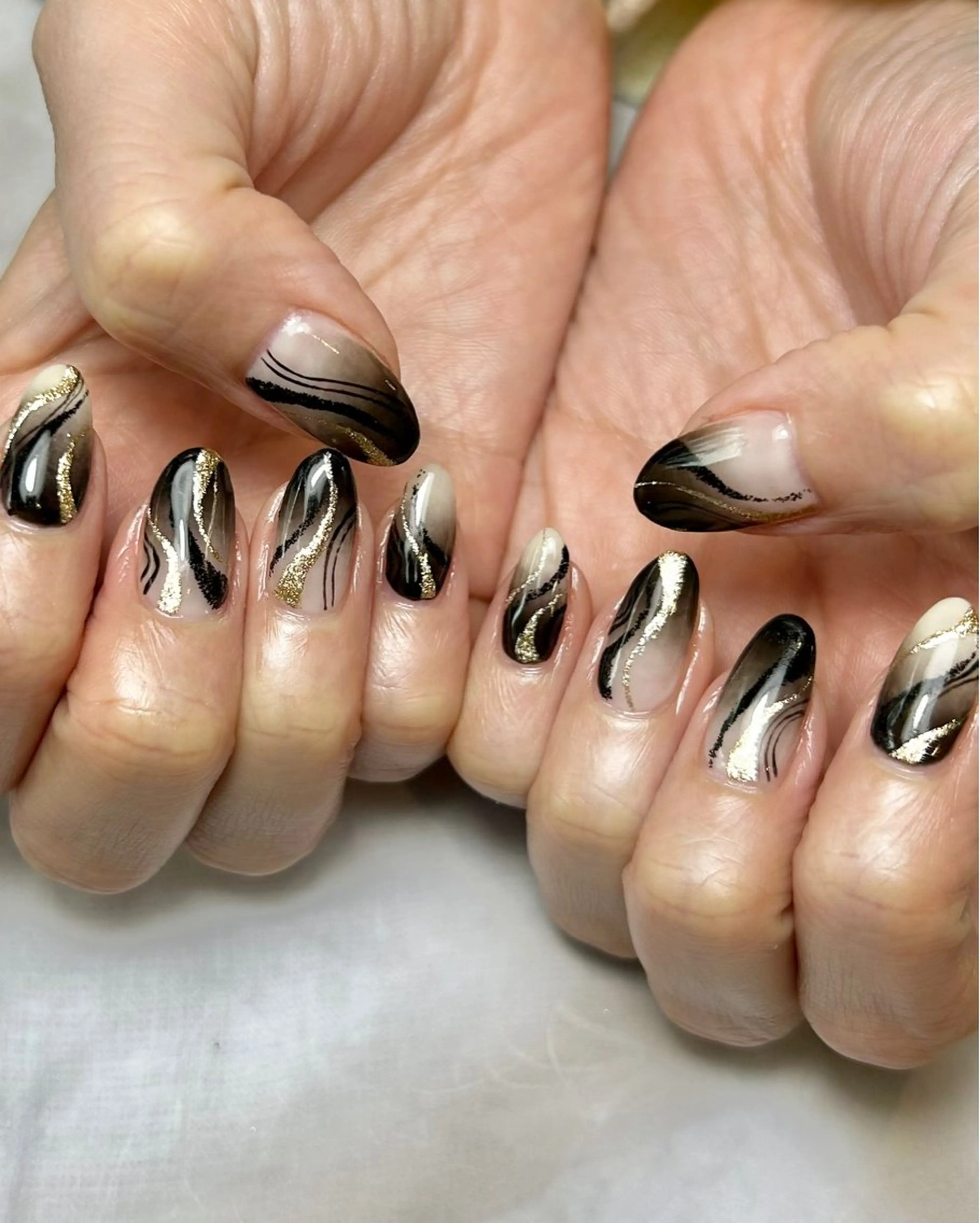 ネイル 持ち込み ハンドネイル Reflection marikoのネイルデザイン