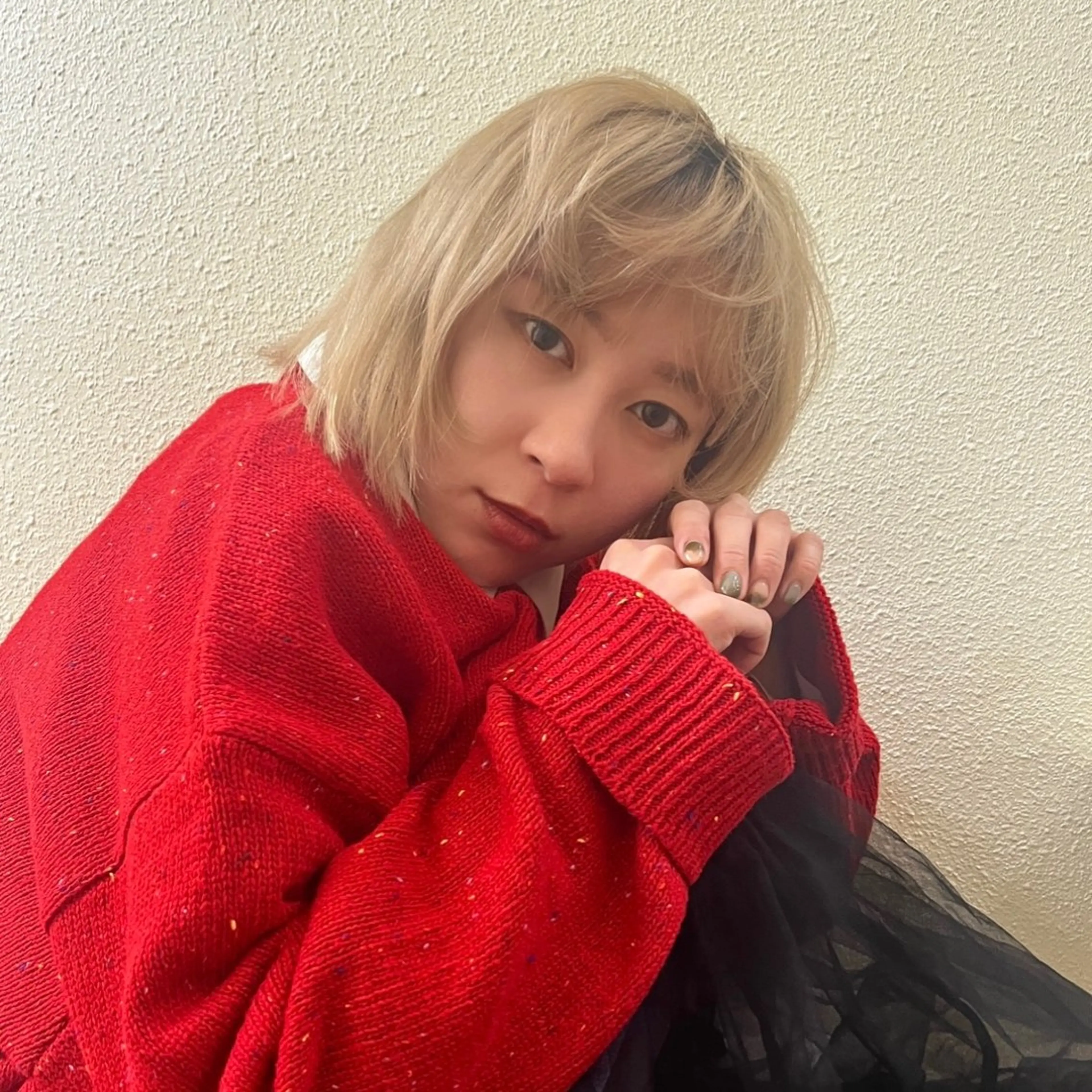 ミディアム カラー 本田 聖のヘアスタイル