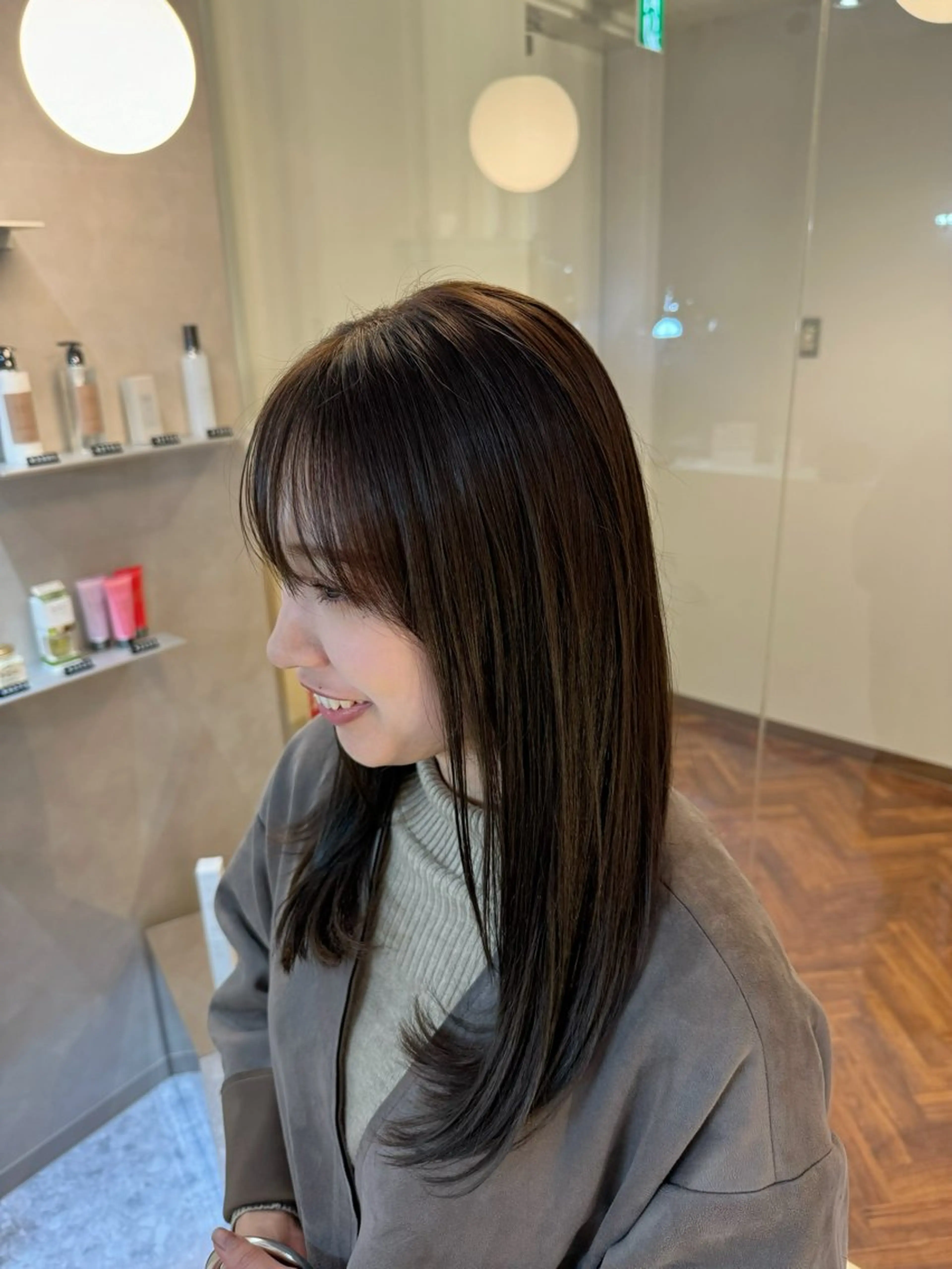 セミロング Tink　天神店所属・今村賢治/メンズ/ レイヤー✨艶カラーのヘアスタイル