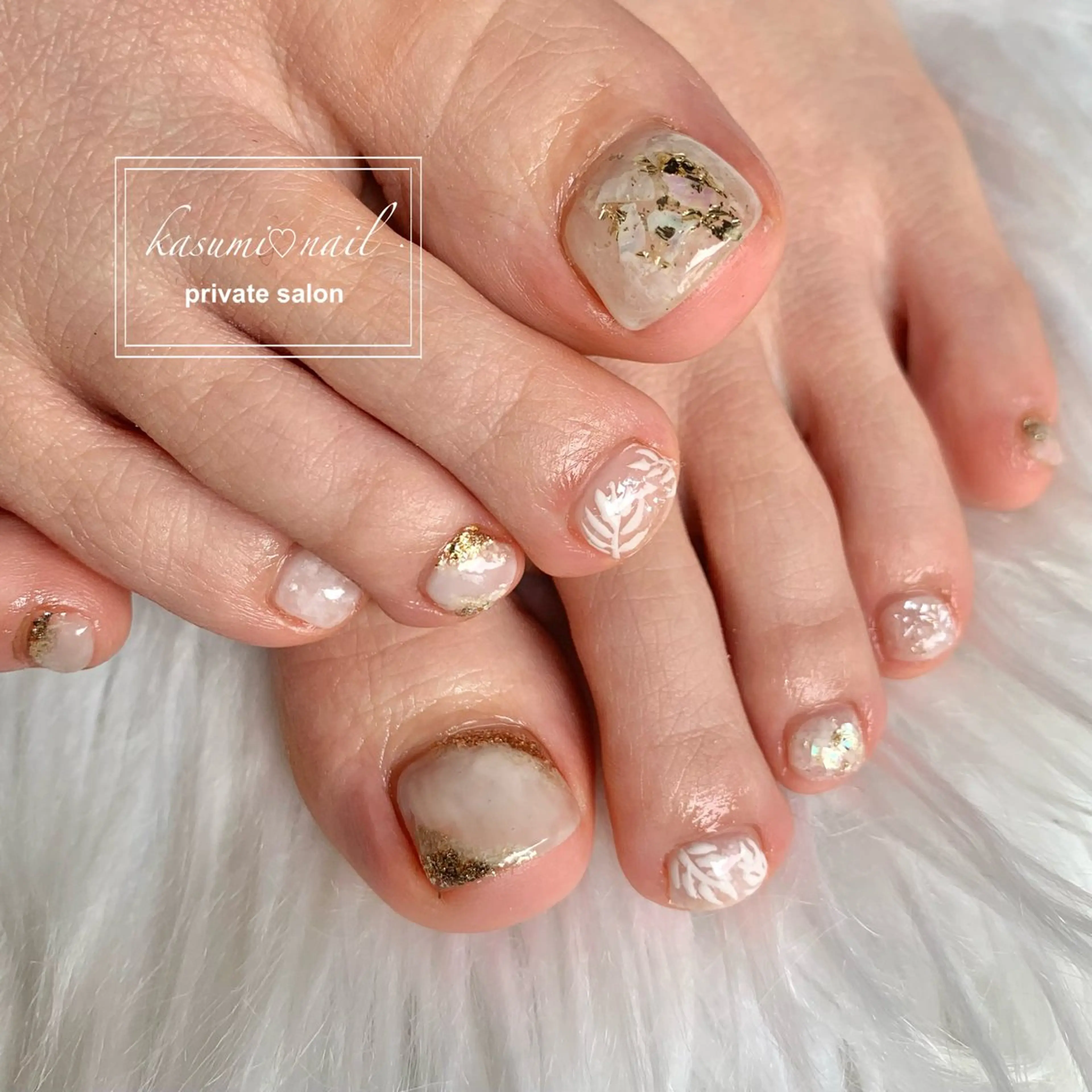 ネイル 大理石ネイル(マーブル) ニュアンスネイル KASUMI♡ Nailのネイルデザイン