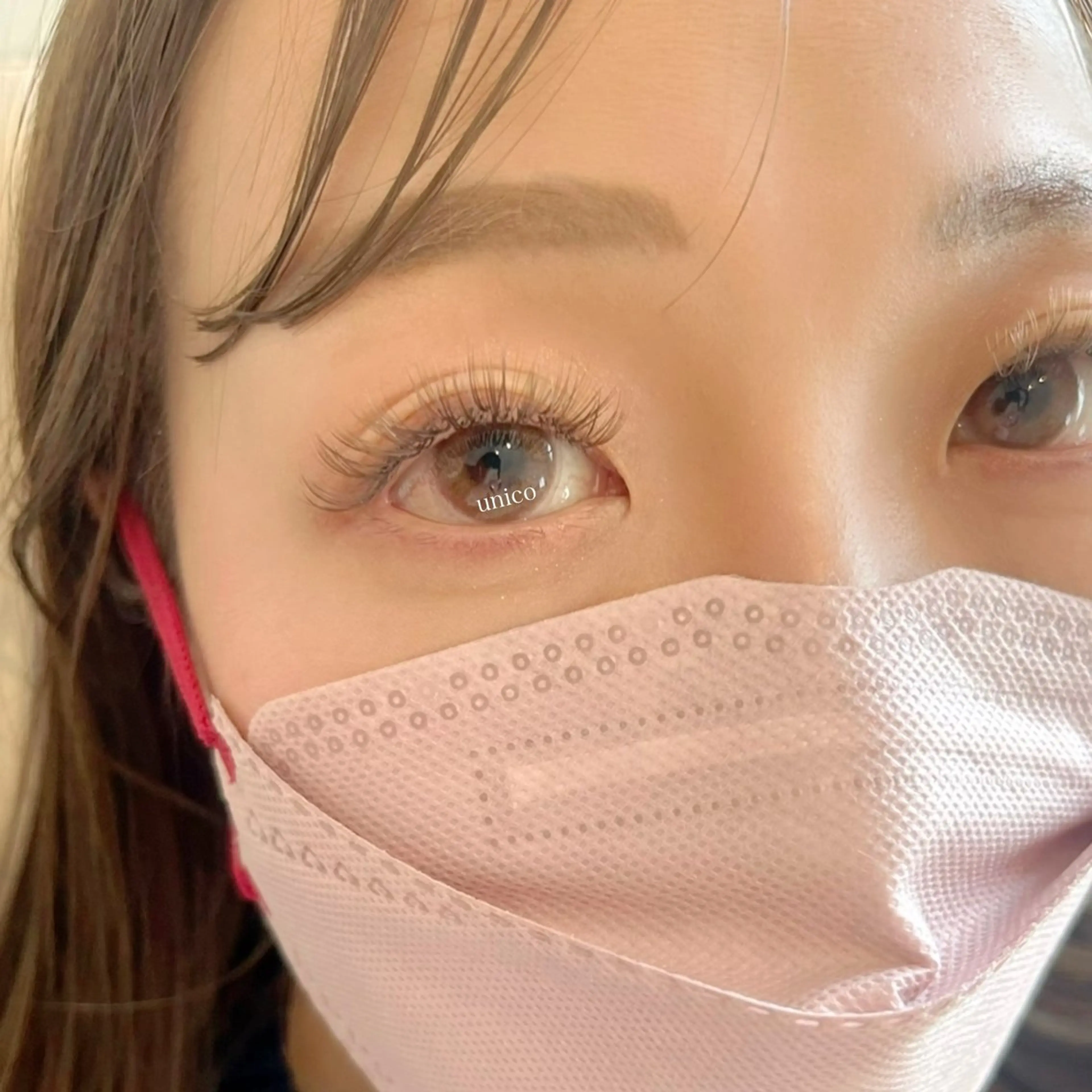 マツエク・マツパ カラーマツエク フラットラッシュ ボリュームラッシュ unico privateのマツエク・マツパデザイン