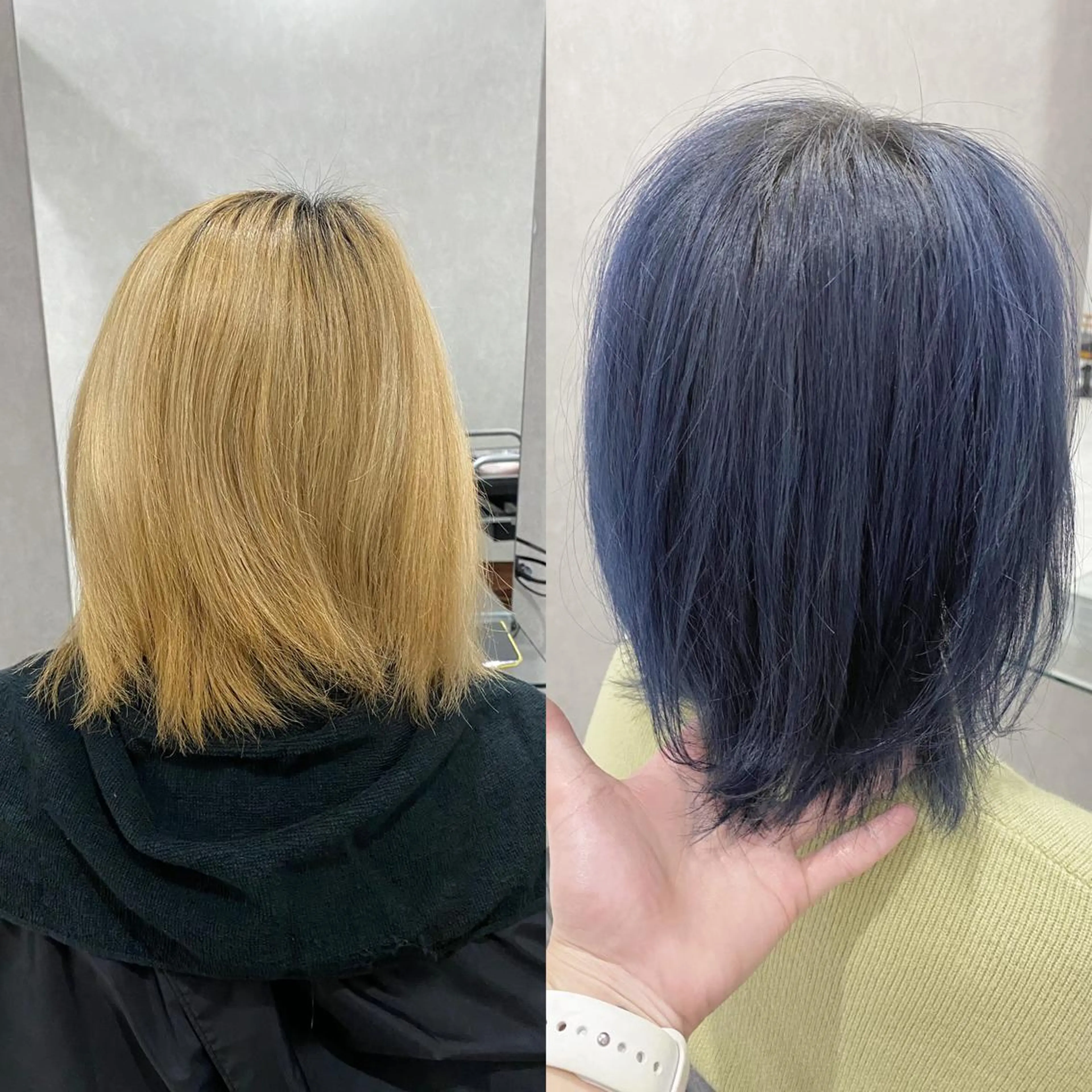 ミディアム カラー ⭐️ショート⭐️美髪 矯正⭐️水口陸のヘアスタイル