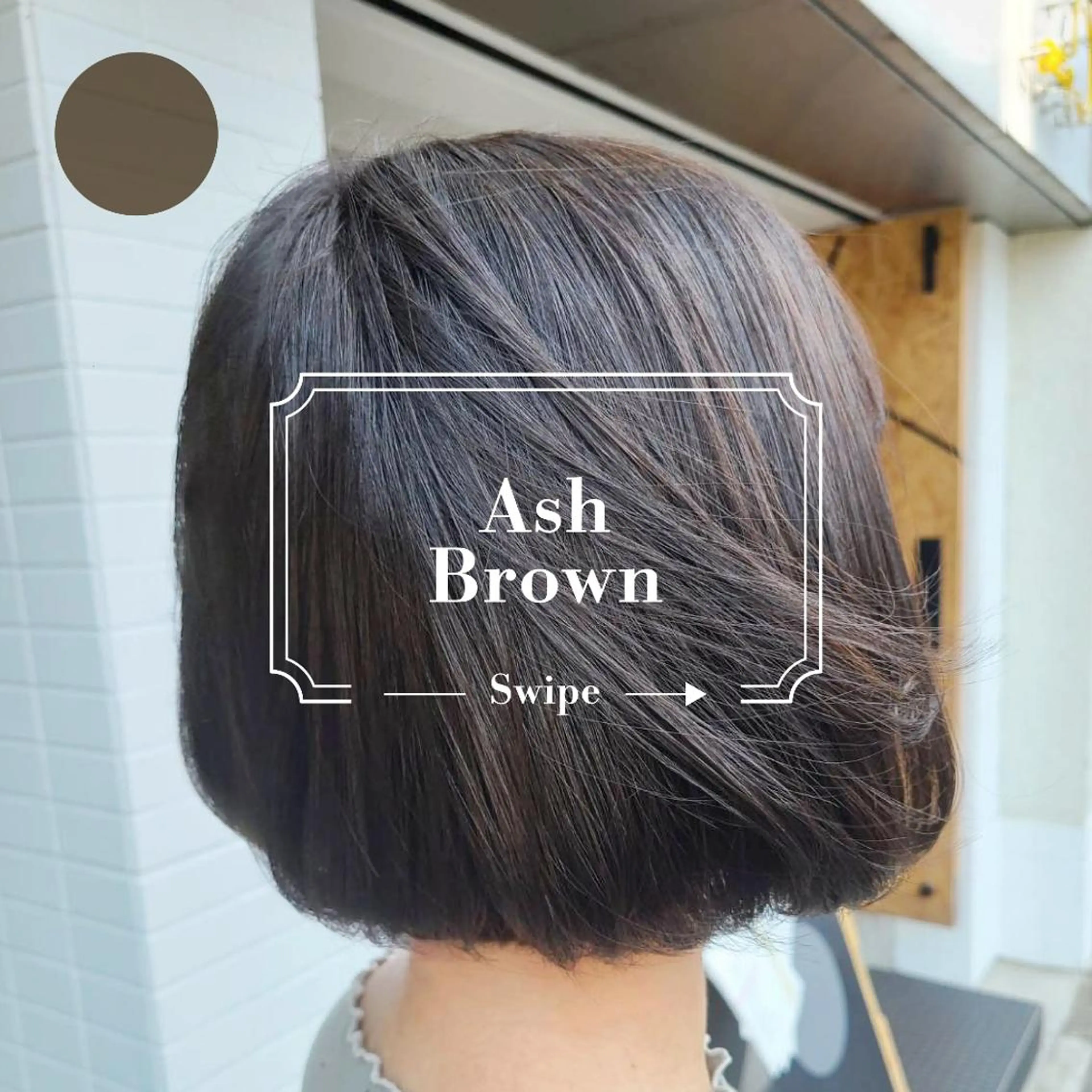 ショート カラー ヘアアレンジ アッシュ ブラウンカラー 透明感カラー カット ヘアカラー トリートメント terra✂️川嶋 大輔のヘアスタイル