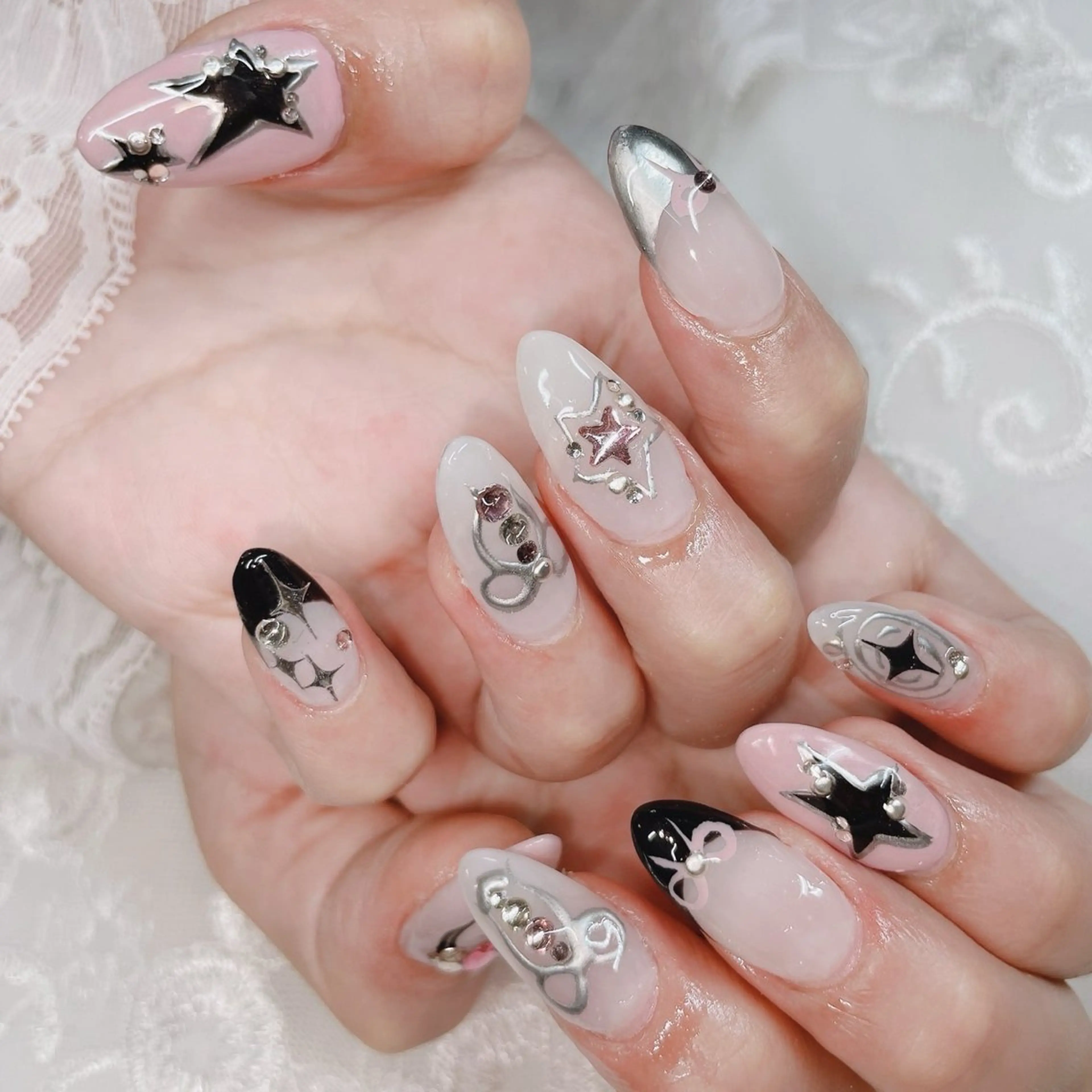 ★チップスカルプ長さだし★2D手書きアートの写真