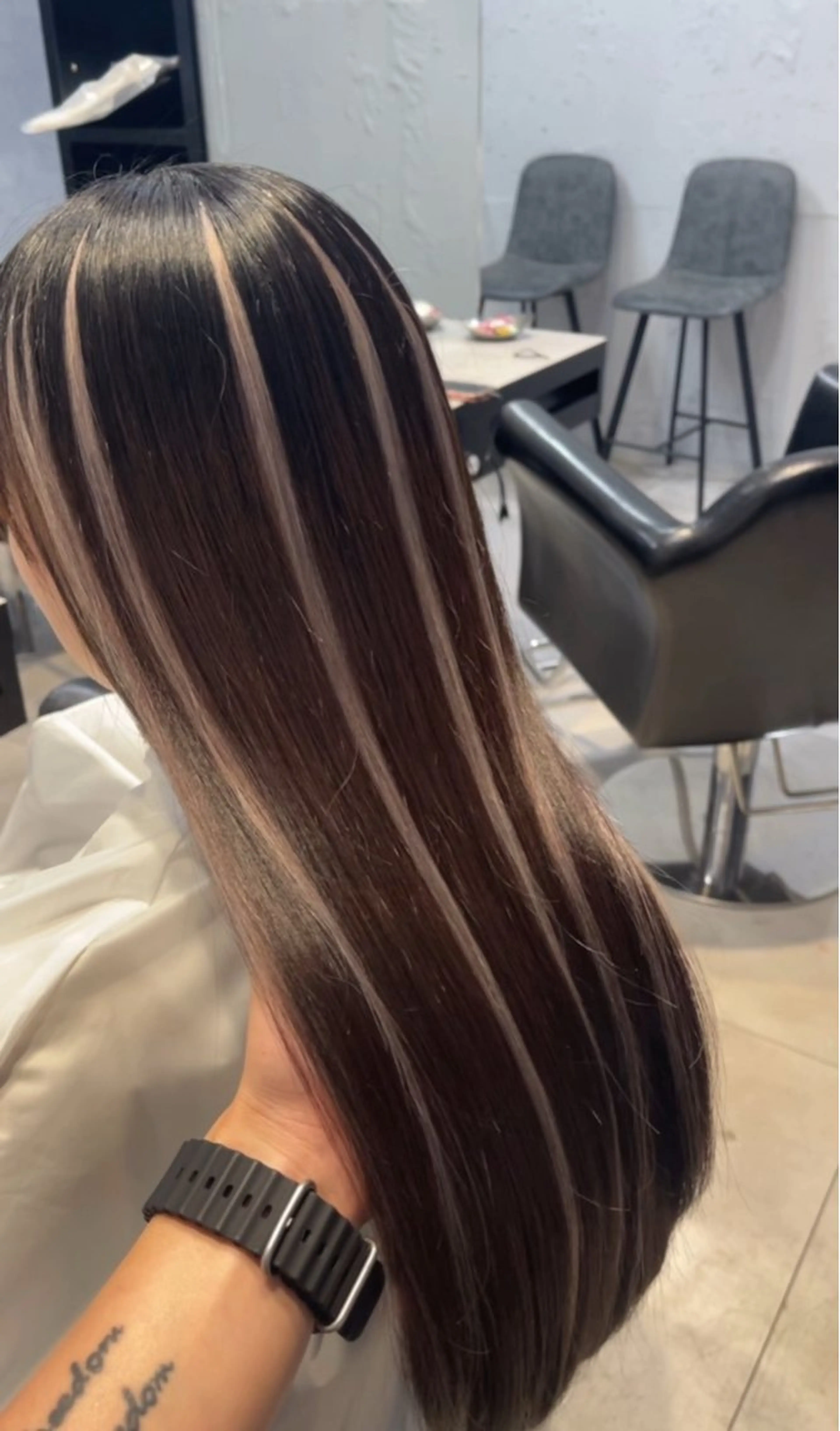 ロング プルエクステ エクステ 学生 韓国風ヘア レイヤーカット エクステ 原宿/表参道/ プルエクステ/そらのヘアスタイル