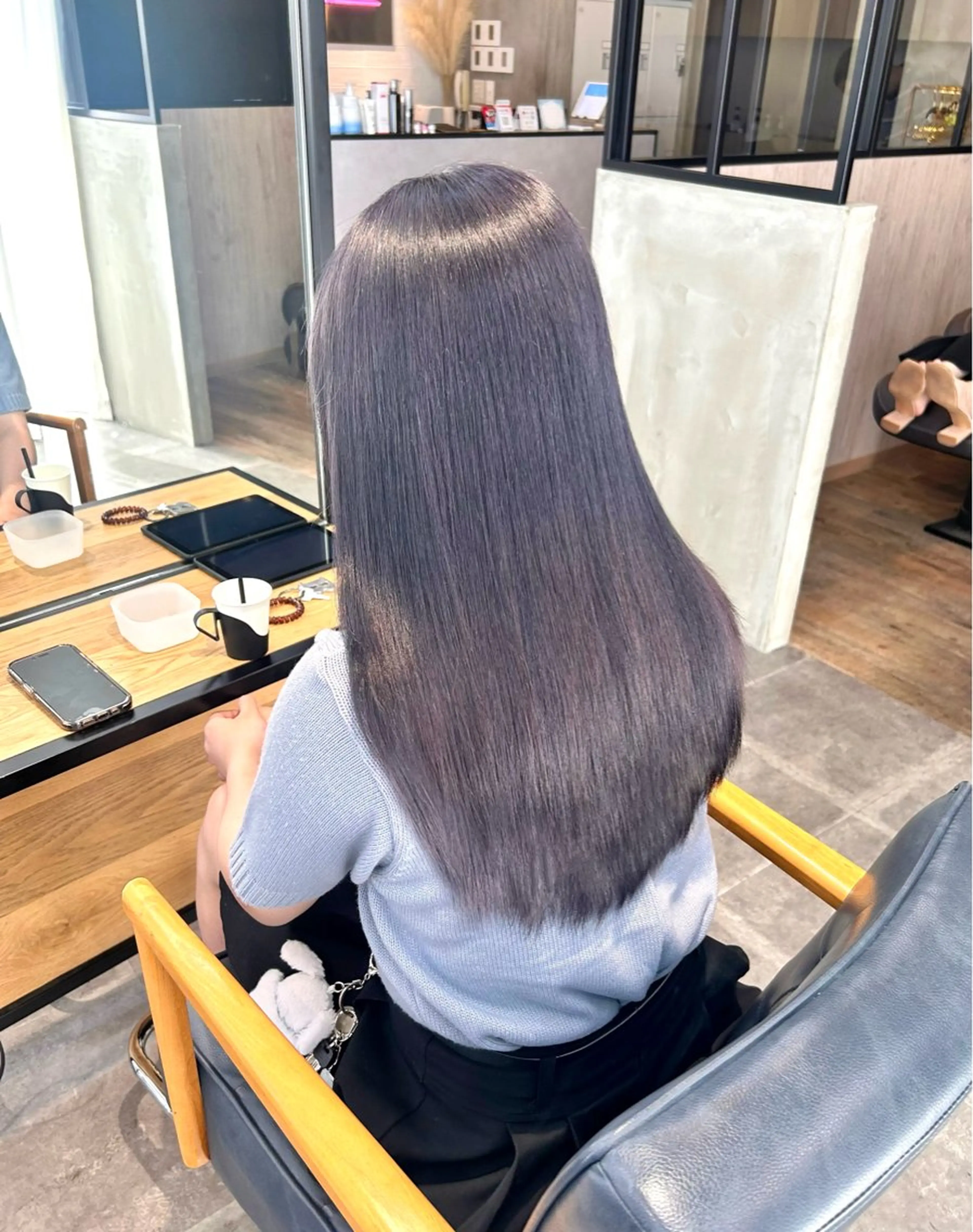 ロング カラー 韓国×髪質改善カラー 💎hinaのヘアスタイル