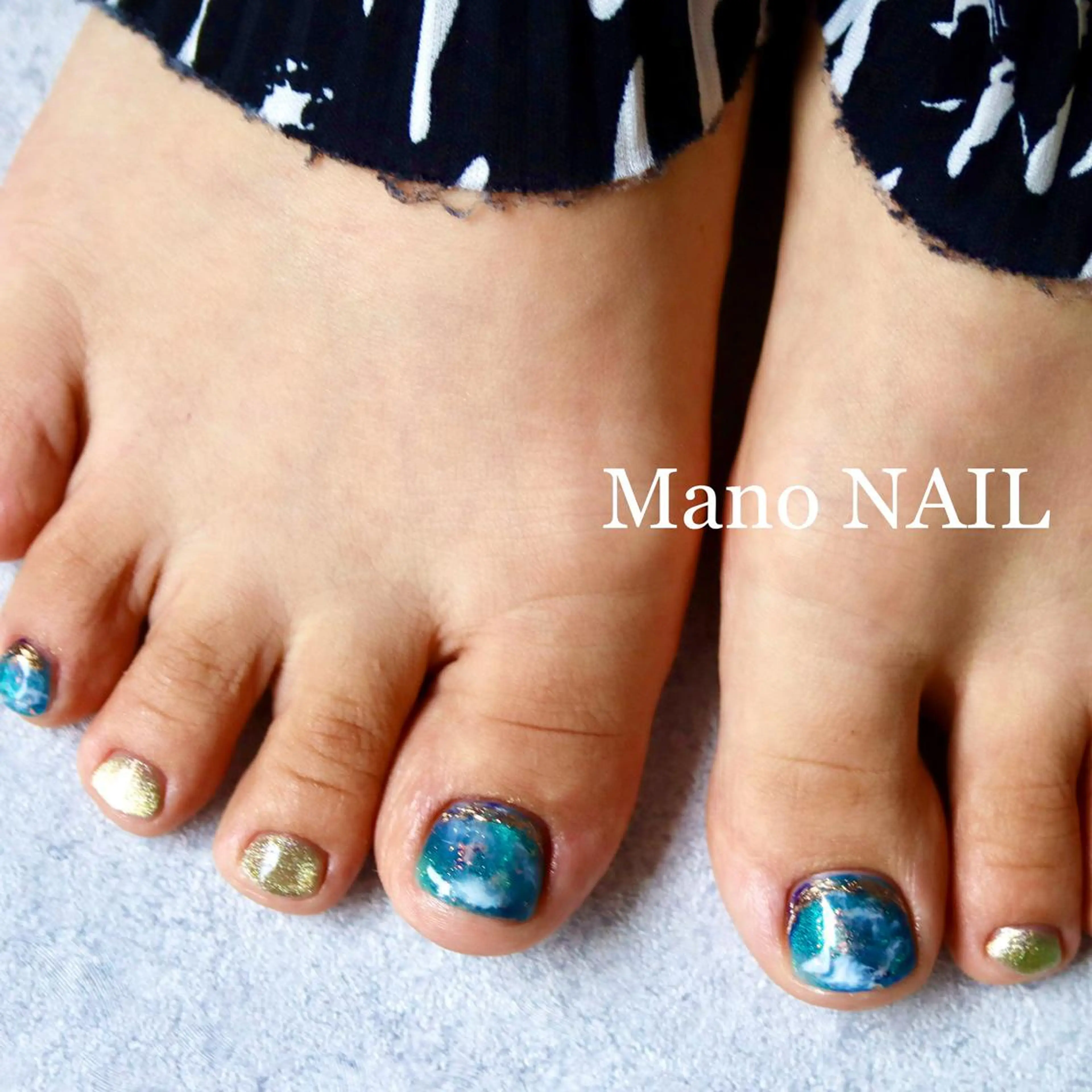 ネイル フットネイル Mano NAILのネイルデザイン