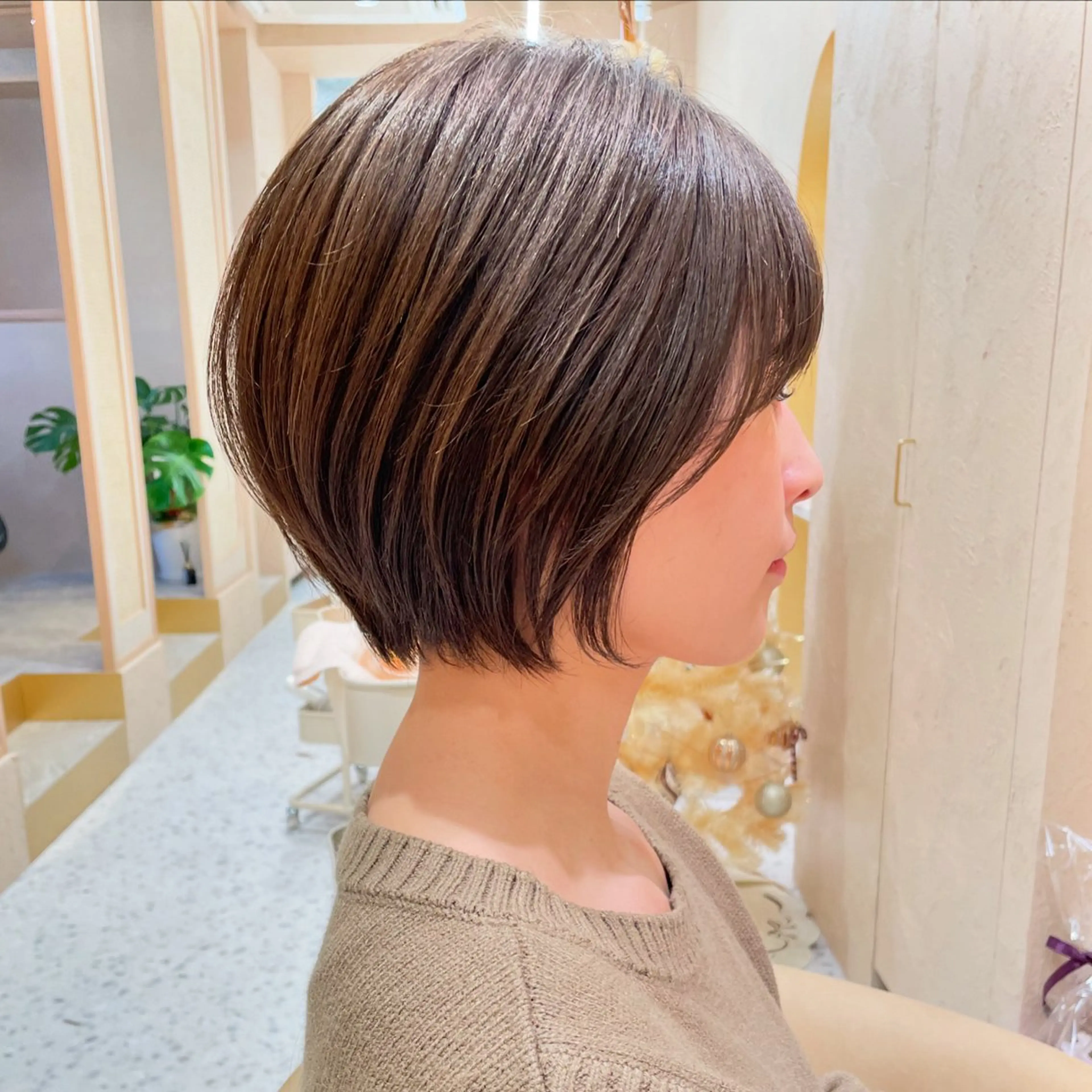 ショート カラー カット ヘアカラー トリートメント 韓国ヘア/髪質改善 /Harunaのヘアスタイル